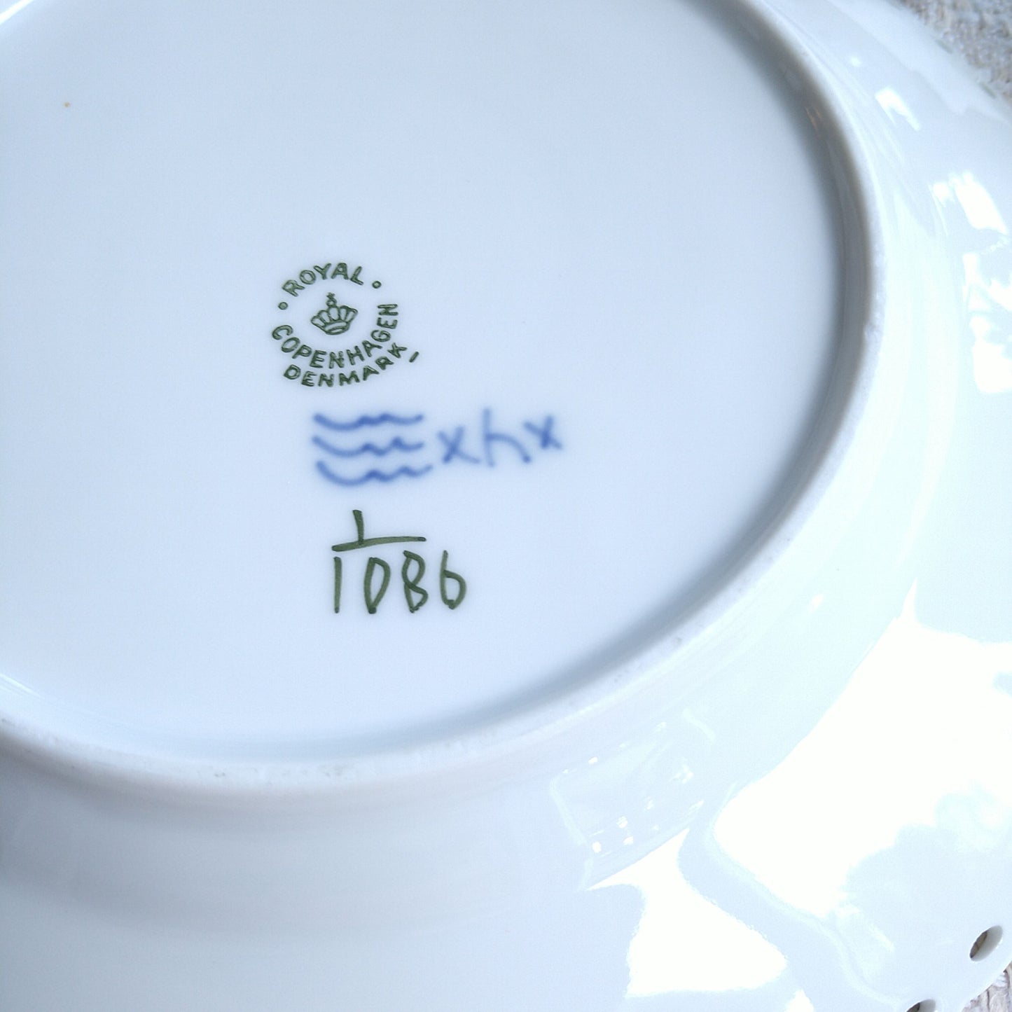 RoyalCopenhagenフルレース19㎝プレート1960年代/Full lace 19cm Plate