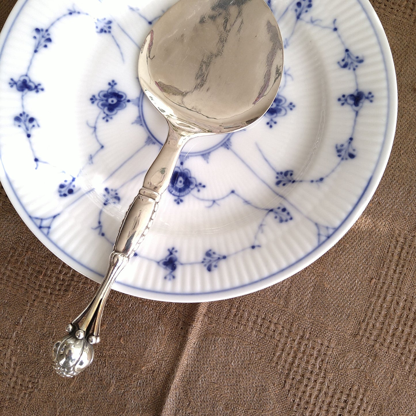 GeorgJensenオーナメンタルNo38のケーキサーパー20㎝L/Ornamental No38 Cake Server