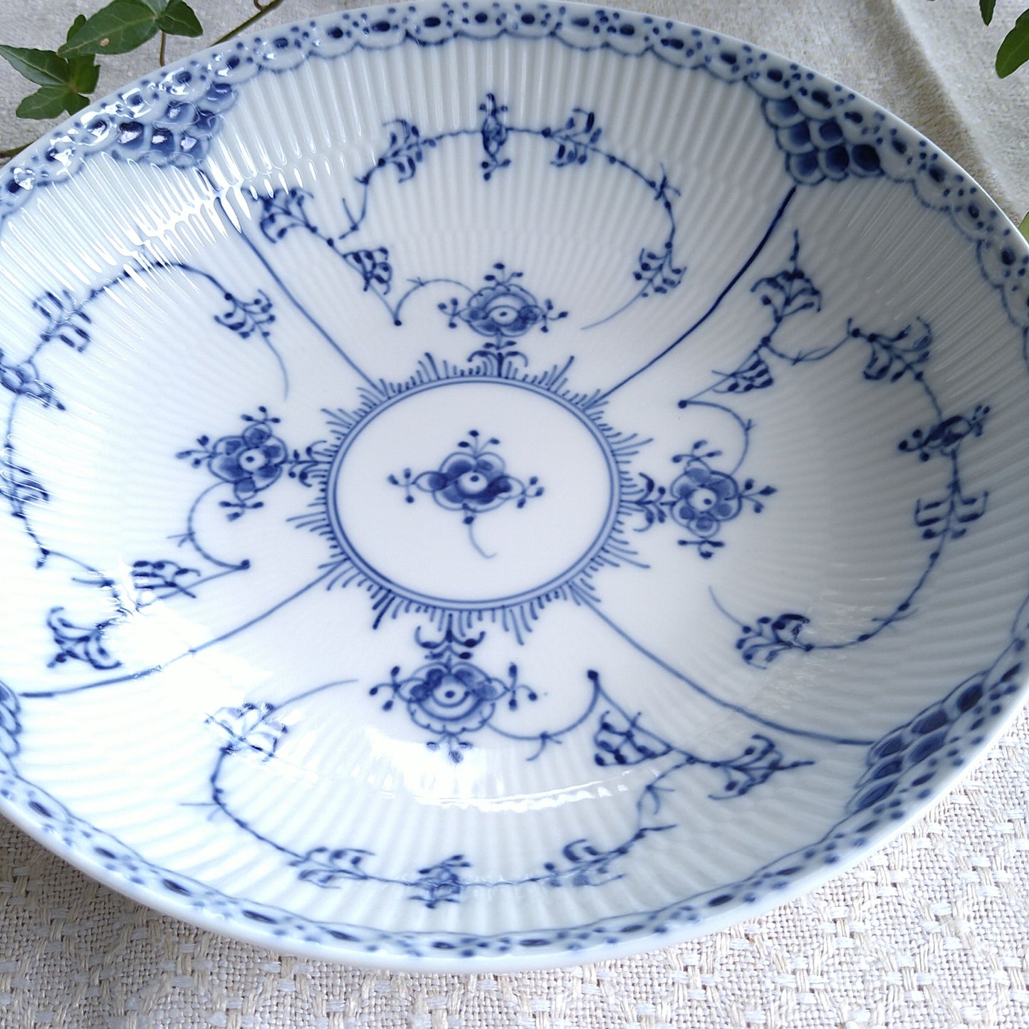 1975~1979年丸のサラダ皿21㎝/Half lace, Salad bowl
