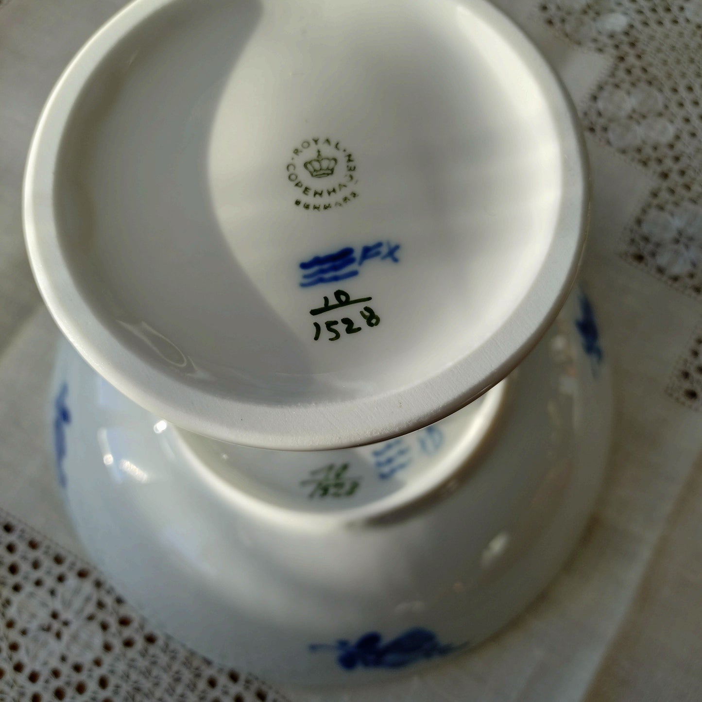 1969-1974年RoyalCopenhagenブルーフラワーカーブのコンポート高さ15.2㎝/Blue Flower Curve Comport