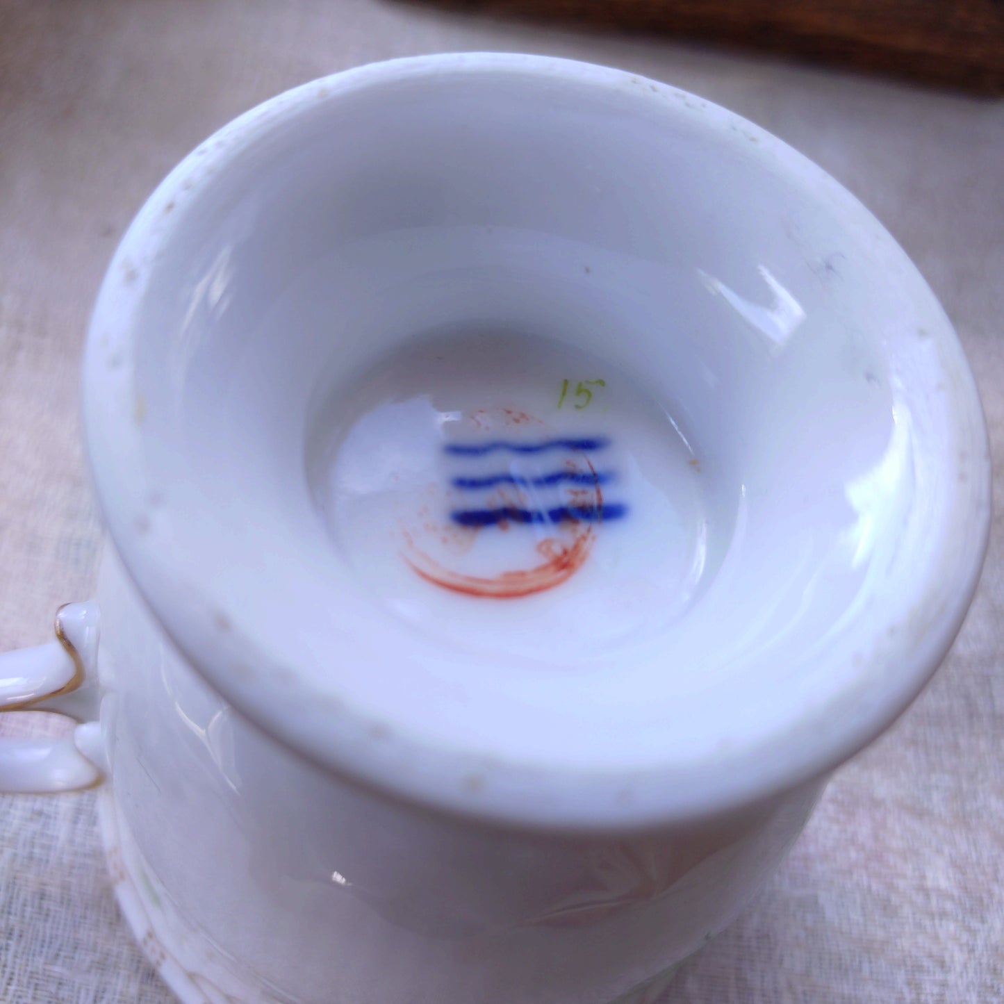 1892年RoyalCopenhagen の白いスミレのカップソーサー/WhiteVioletCupSaucer