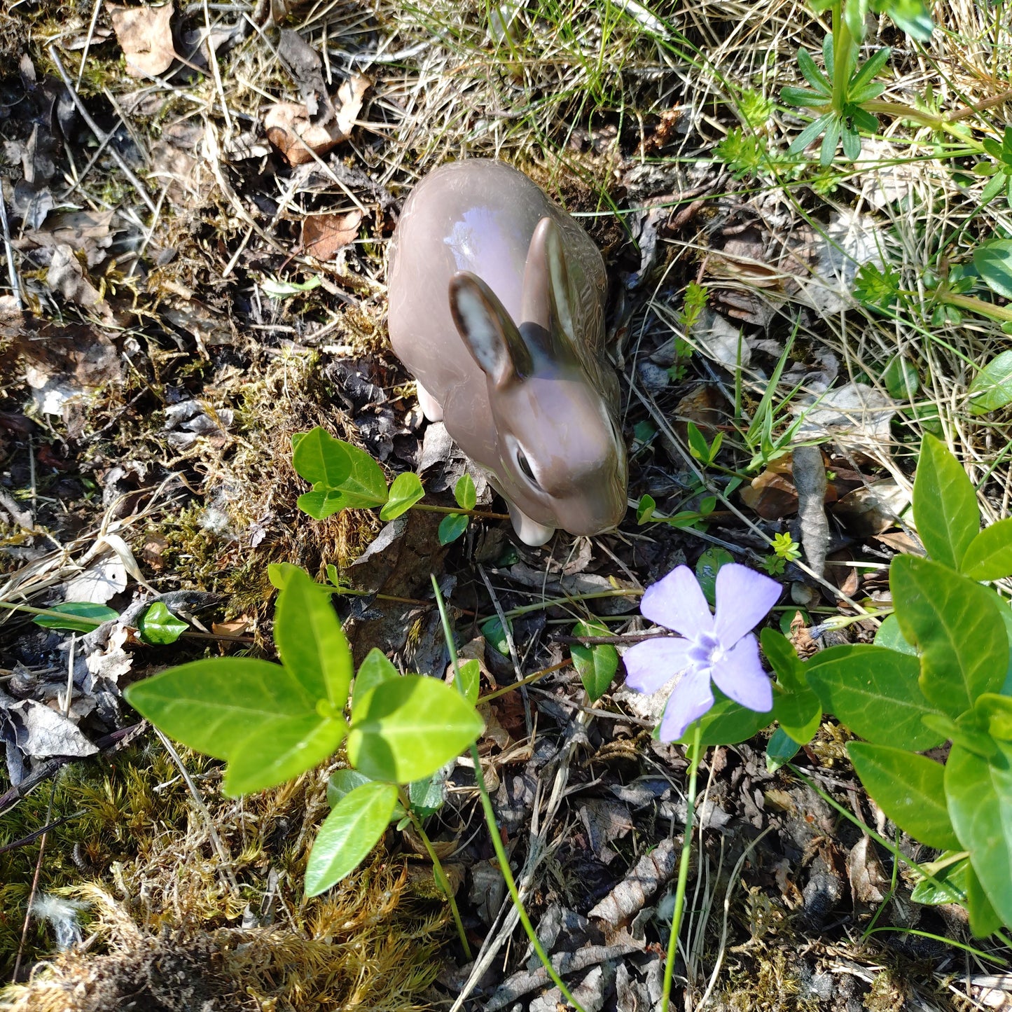 Bing＆Grondahlビングオーグレンダールの茶色うさぎ🐰は体長約12.8㎝L
