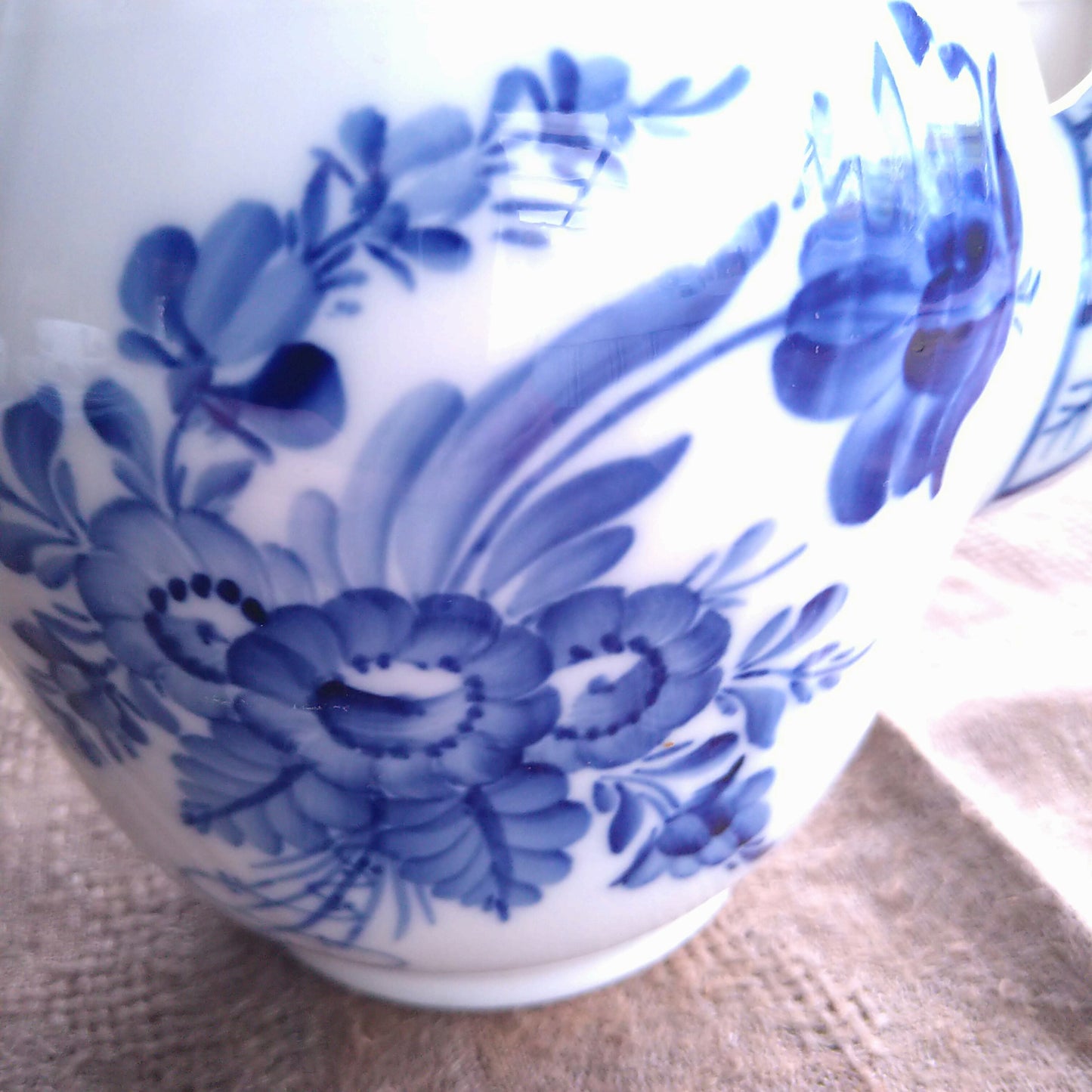 Royal copenhagenブルフラワーカーブティーポット高さ16.5㎝/Blue flower curve Tea pot 16.5cm H