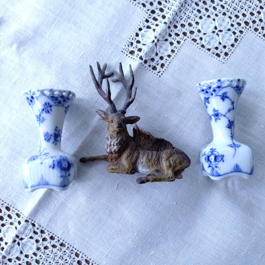 1969ー1974年のRoyalCopenhagenフルレース小さな花瓶高さ8㎝/Full Lace vase 8cmH