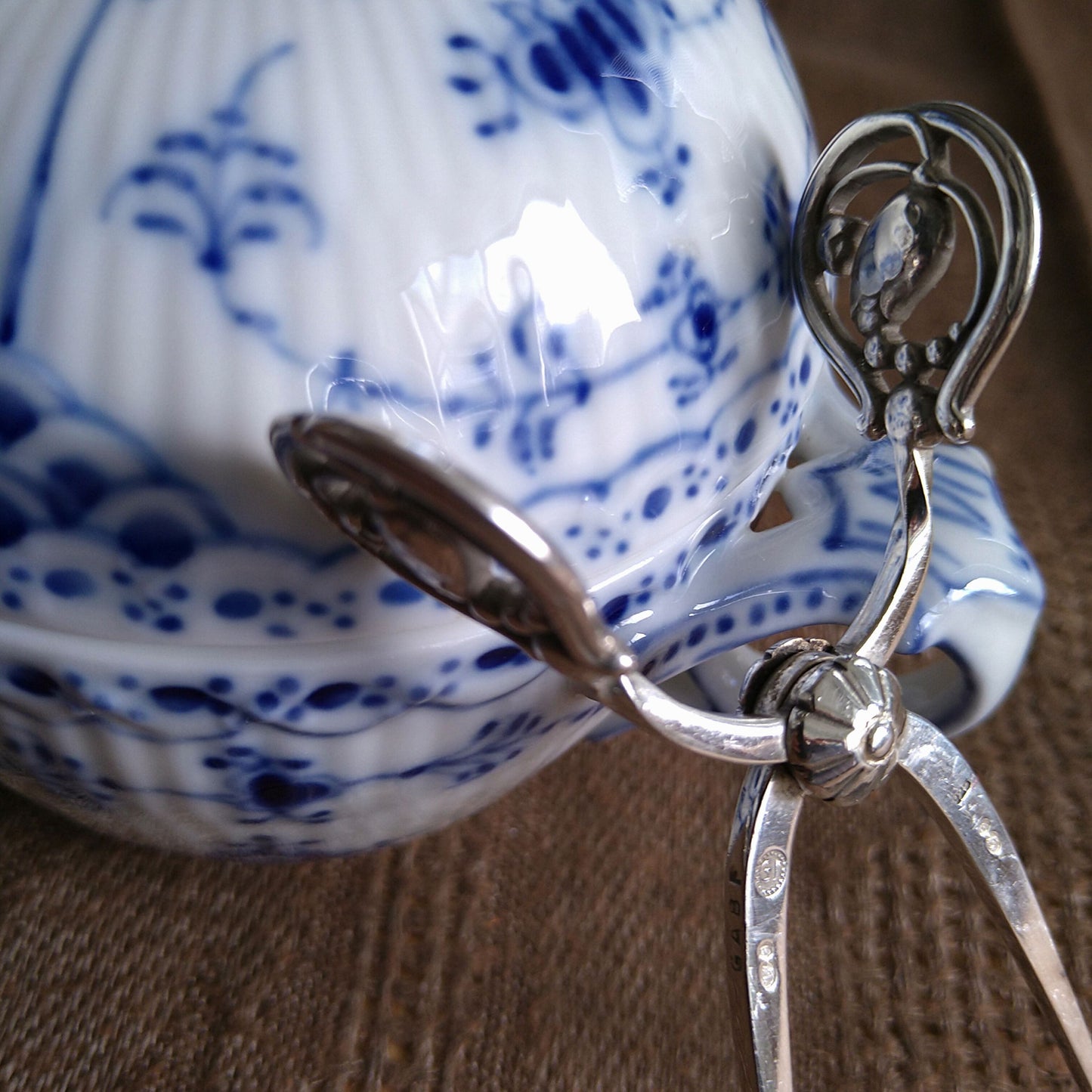 Georg Jensen Blossom 木蘭花糖夾/Blossom/Magnolie Sugartongs