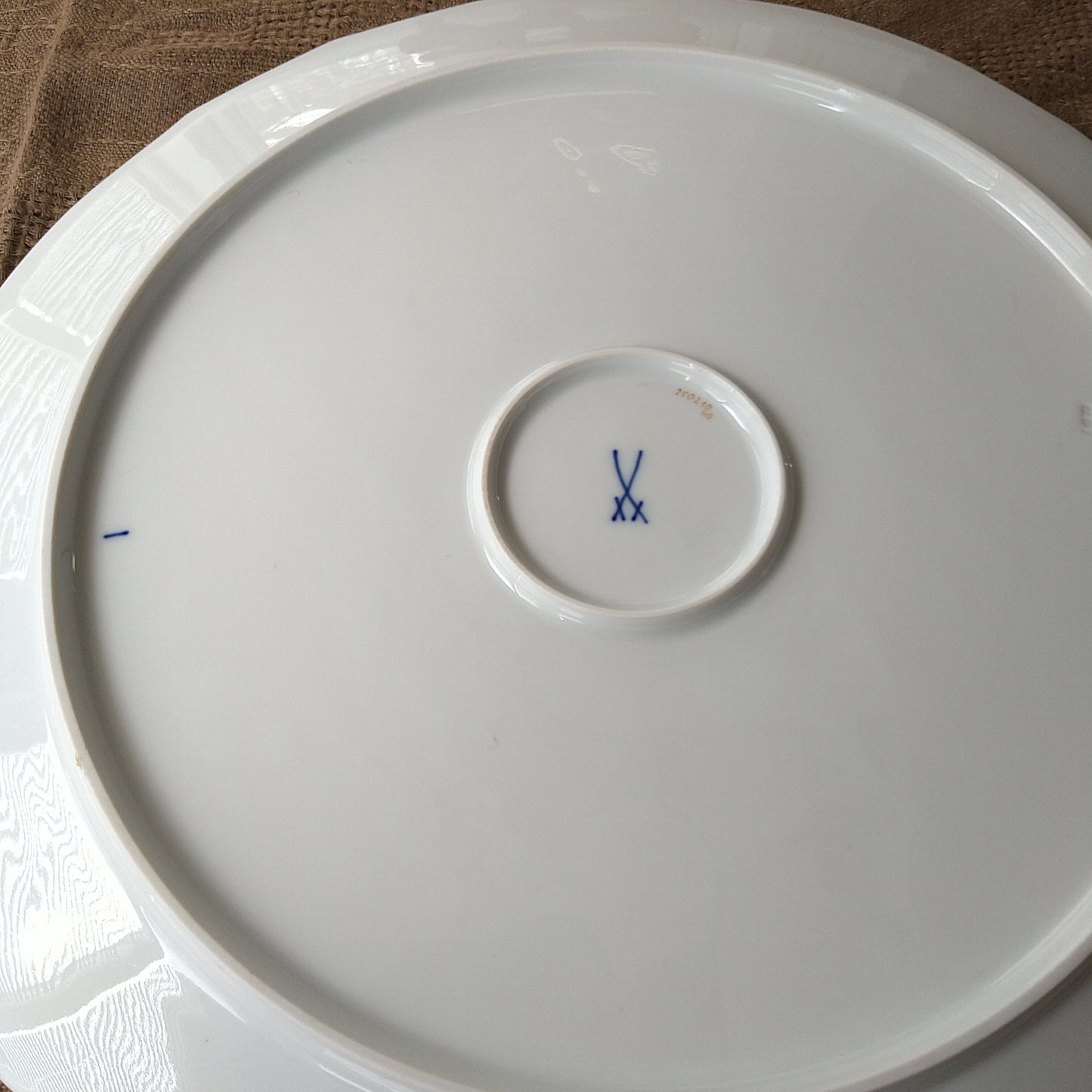 1993年の自然主義絵付けサーヴィングプレート大皿直径約32㎝/ServingPlate,ca32cmD
