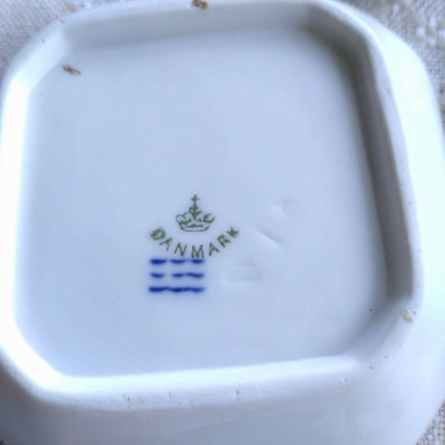 1870～1922年RoyalCopenhagenサクソンフラワーのカスタードカップソーサー/SaxonFlowerCremecupSaucer