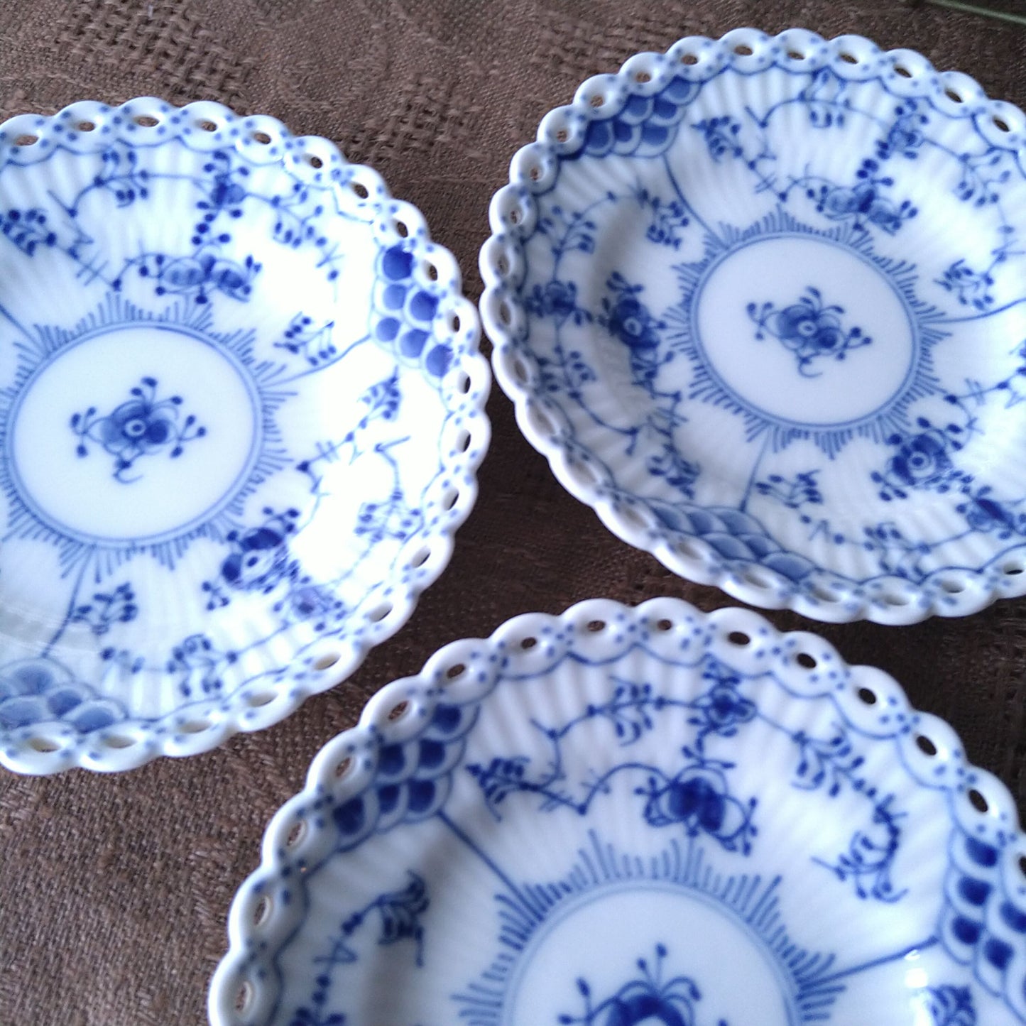 RoyalCopenhagenFullLaceフルレース直径約11㎝型番号1145の小皿/Full lace mini dish 11cm diam