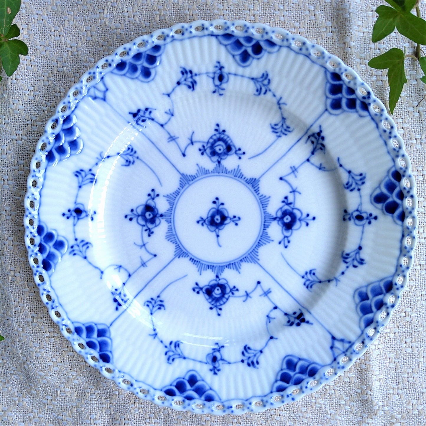 RoyalCopenhagenフルレース19㎝プレート1960年代/Full lace 19cm Plate