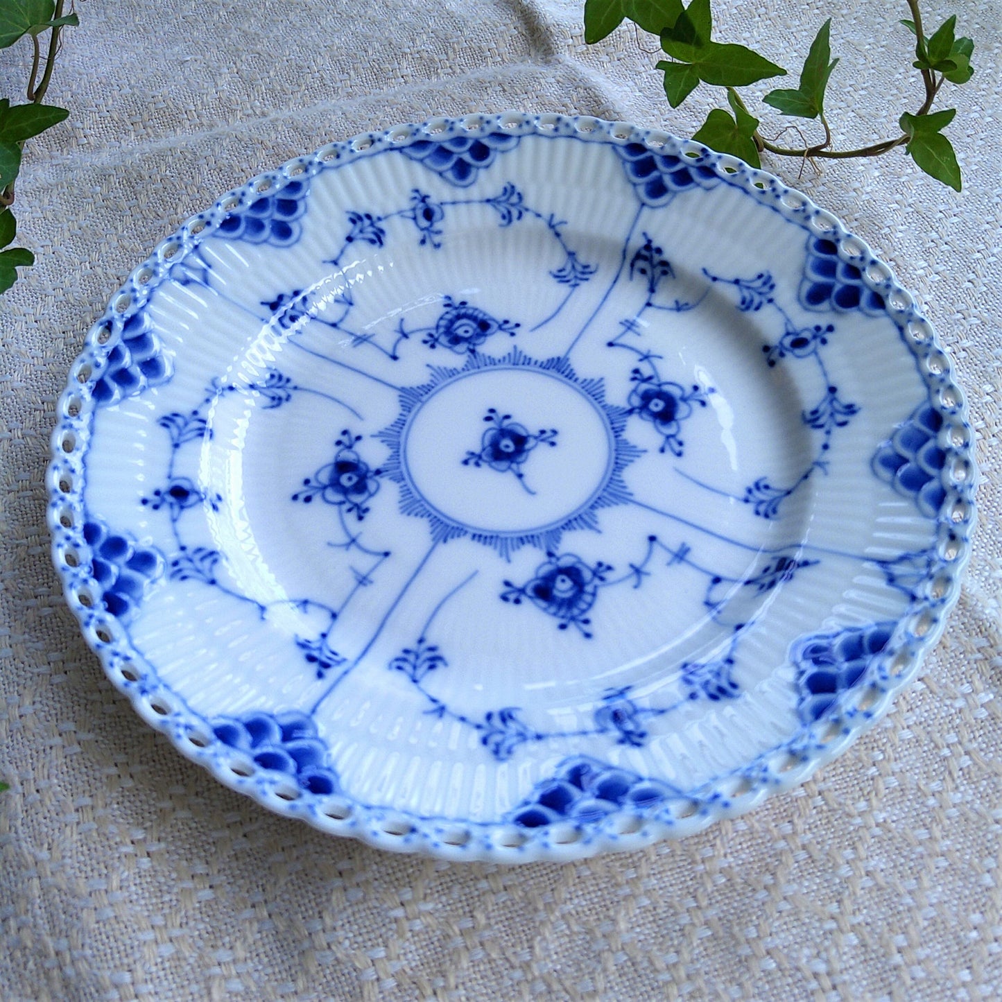 RoyalCopenhagenフルレース19㎝プレート1960年代/Full lace 19cm Plate