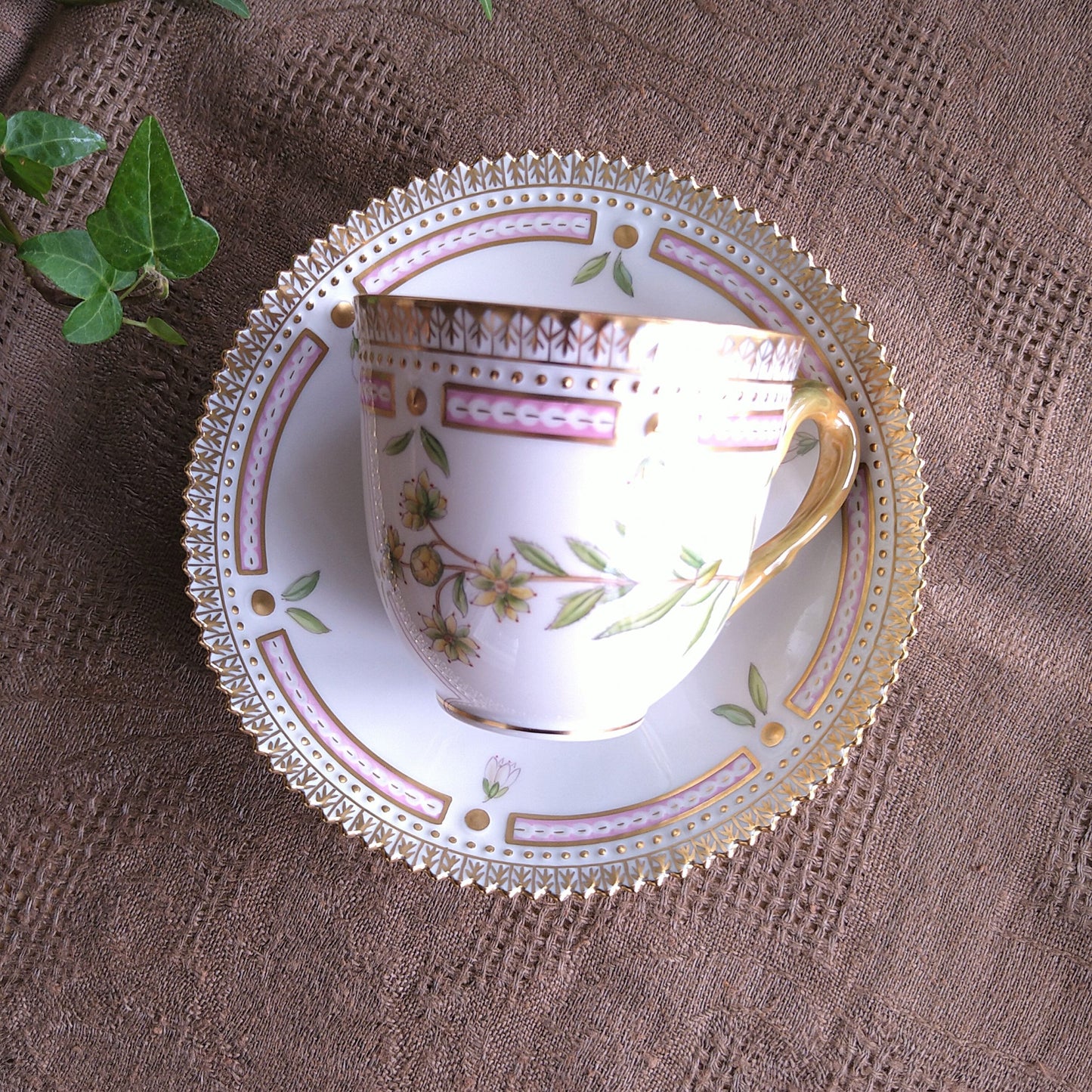 RoyalCopenhagenフローラダニカのコーヒーカップソーサー/Flora Danica cup and saucer