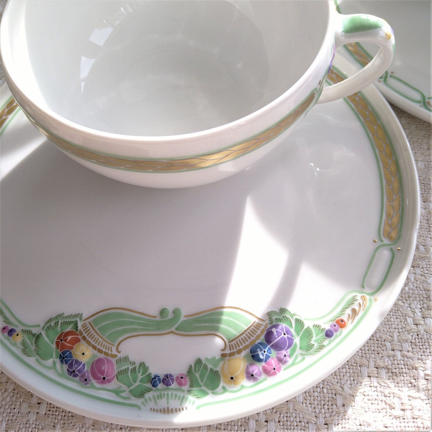 KPMベルリンのケレスカップソーサー/KPMBerlin Ceres cup and saucer