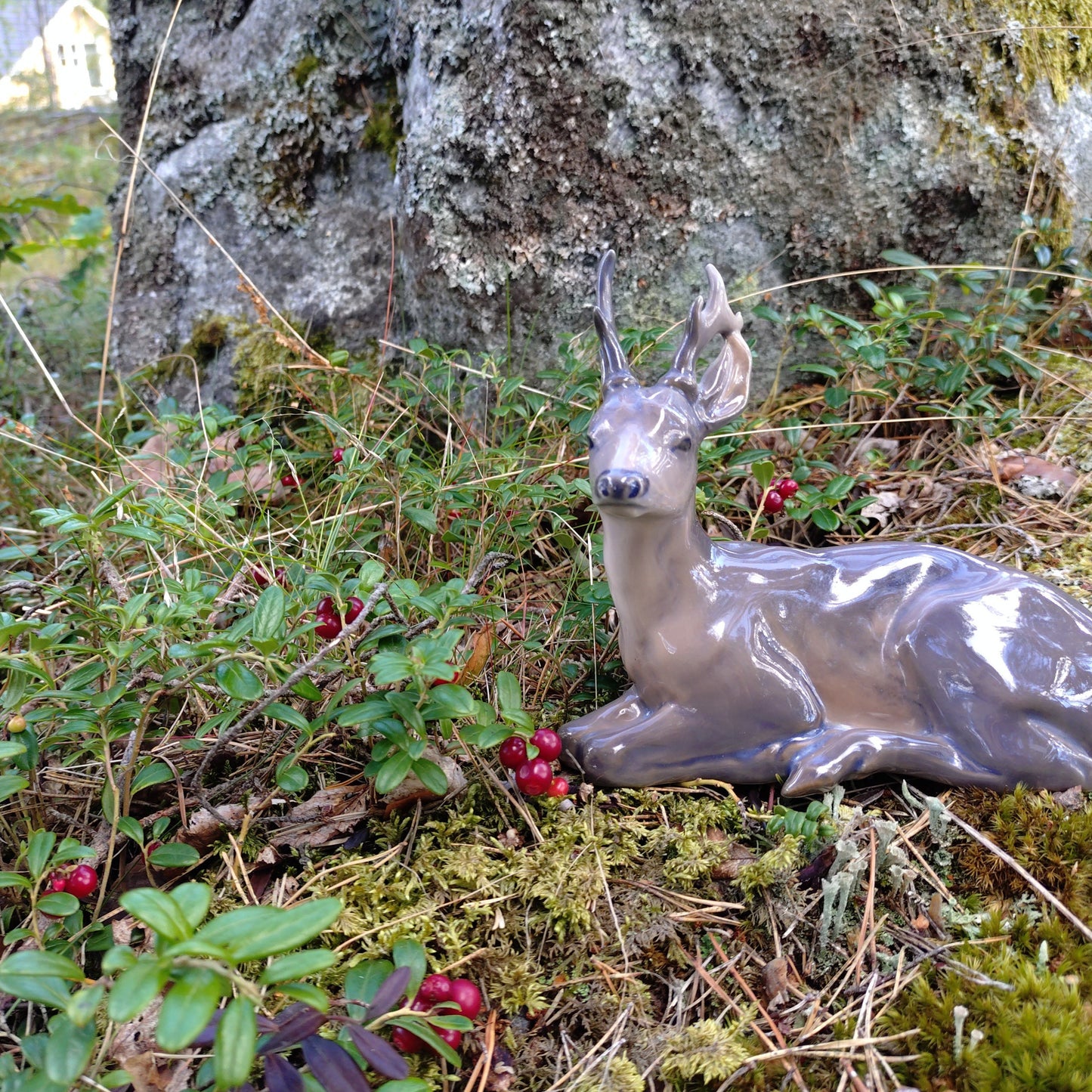1969-1974 Royal Copenhagen deer 🦌 Approx. 15cm H, 16cm L from foot to rump