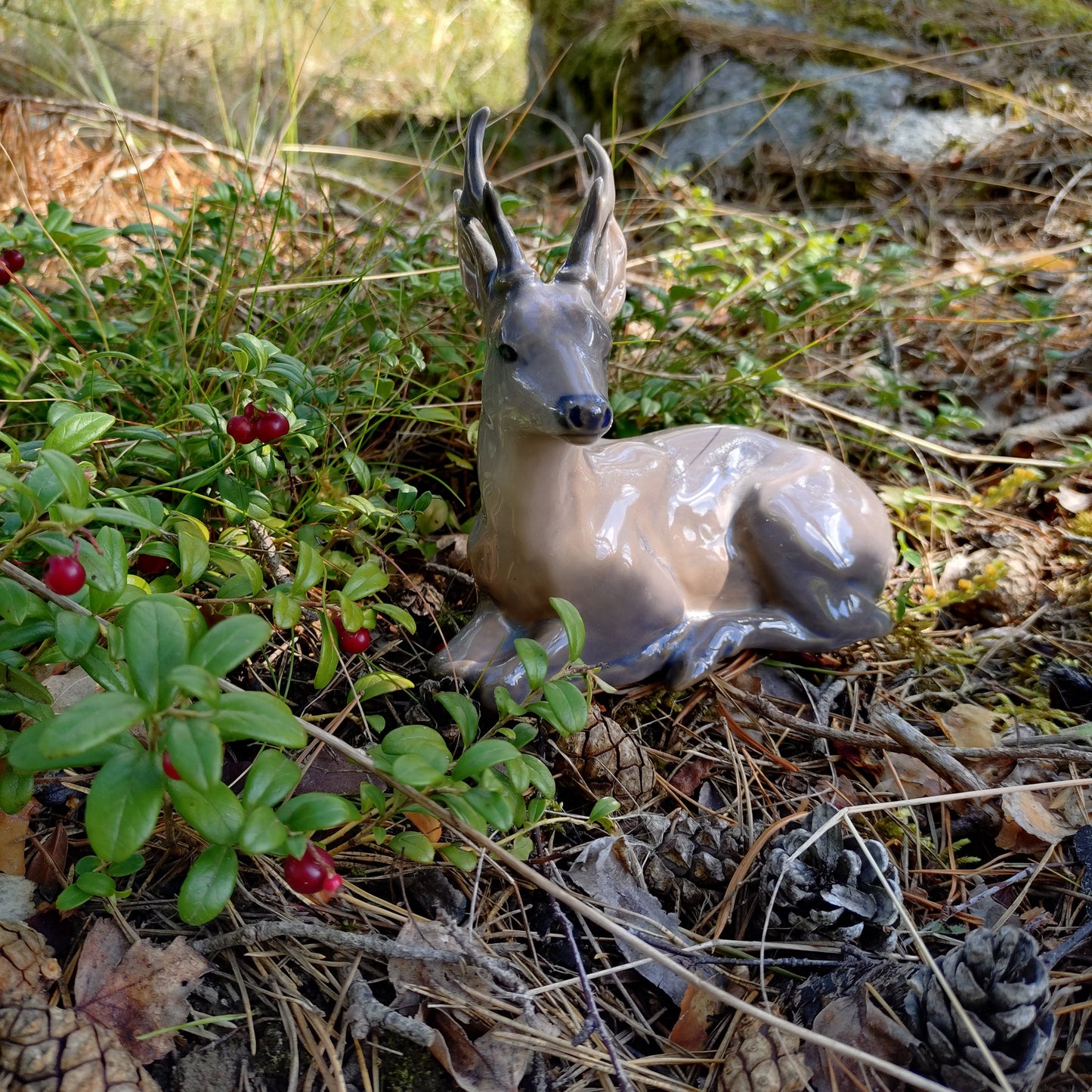 1969-1974 Royal Copenhagen deer 🦌 Approx. 15cm H, 16cm L from foot to rump