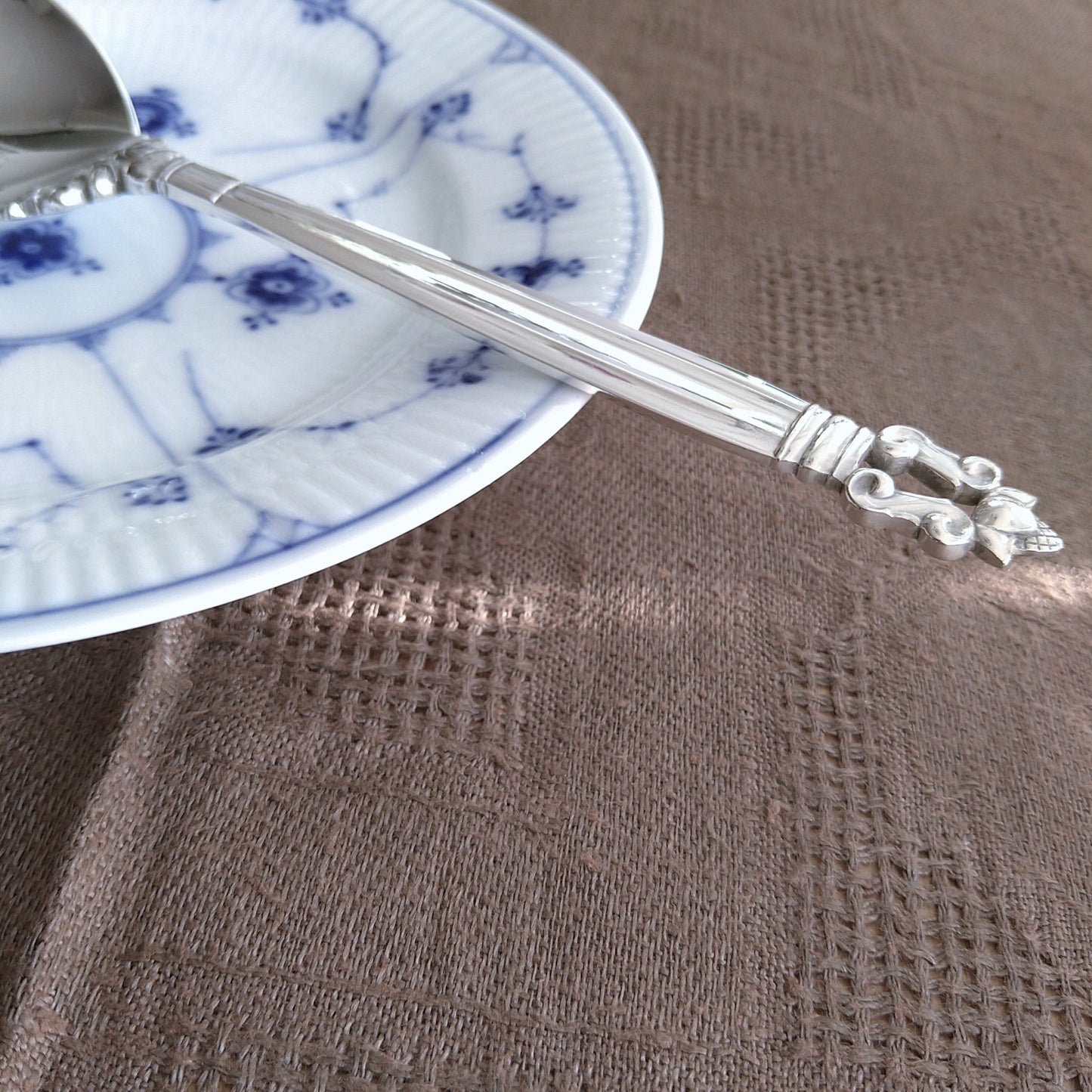 GeorgJensenエコーン特大スプーン長さ22.8㎝L/Acorn Large service spoon