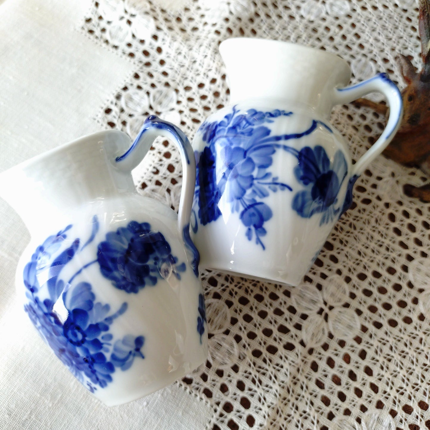 1960～1970年代のRoyal copenhagen ブルーフラワーカーブのクリーマー高さ10.5㎝/Blue Flower Curve Cremer10.5cmH