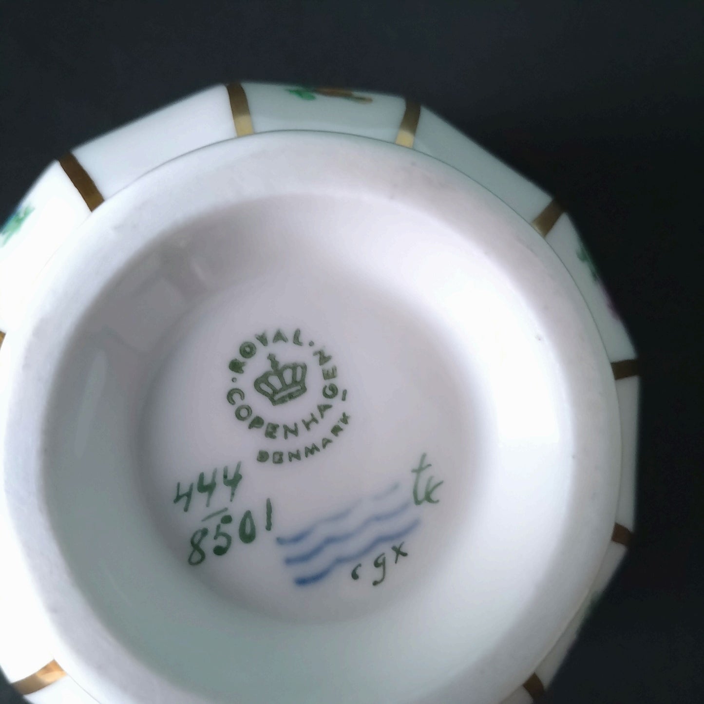 1969～1974年RoyalCopenhagenHenrietteヘンリエッテのボウル高さ約7.5㎝H口径約10.7㎝D
