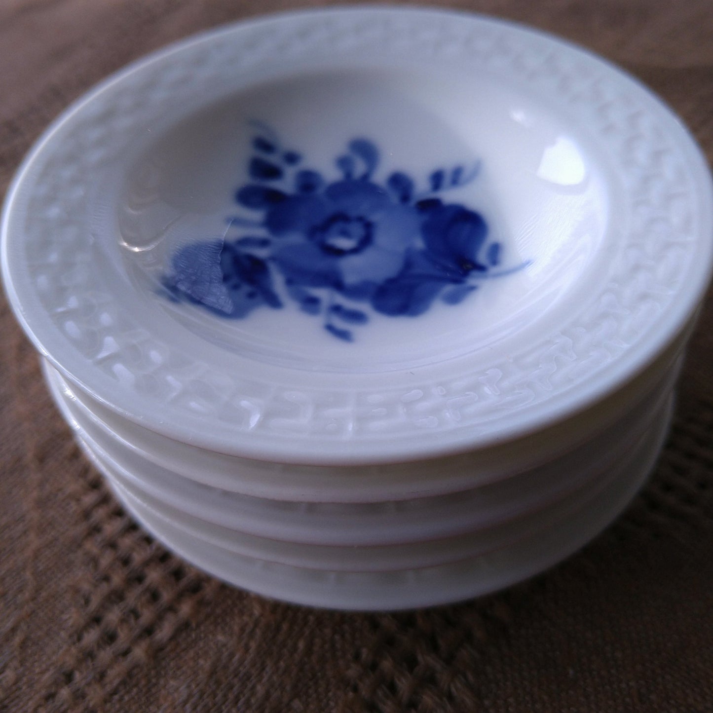 1959年のRoyalCopenhagenブルーフラワープレインのバター皿直径8.2㎝D/BlueFlowerPlainButterPlate