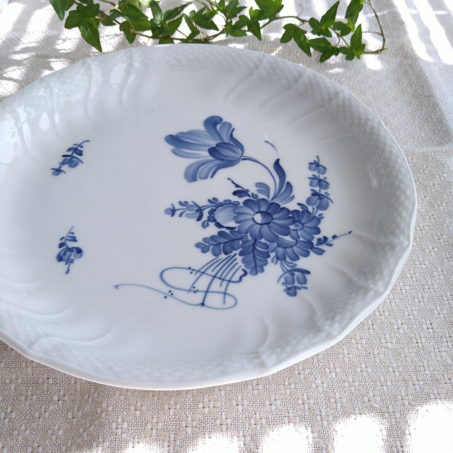 1969～1974年のブルーフラワーカーブ丸大皿直径29.5㎝D/LargePlate
