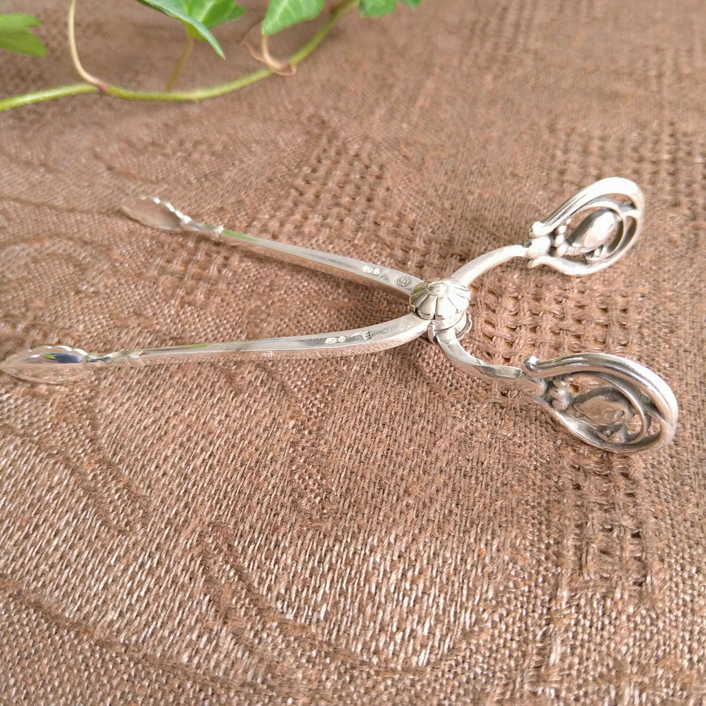 Georg Jensen Blossom 木蘭花糖夾/Blossom/Magnolie Sugartongs