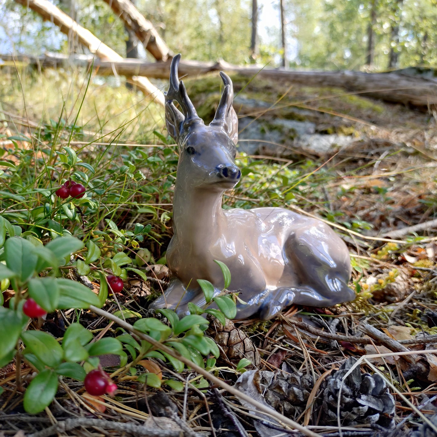 1969-1974 Royal Copenhagen deer 🦌 Approx. 15cm H, 16cm L from foot to rump