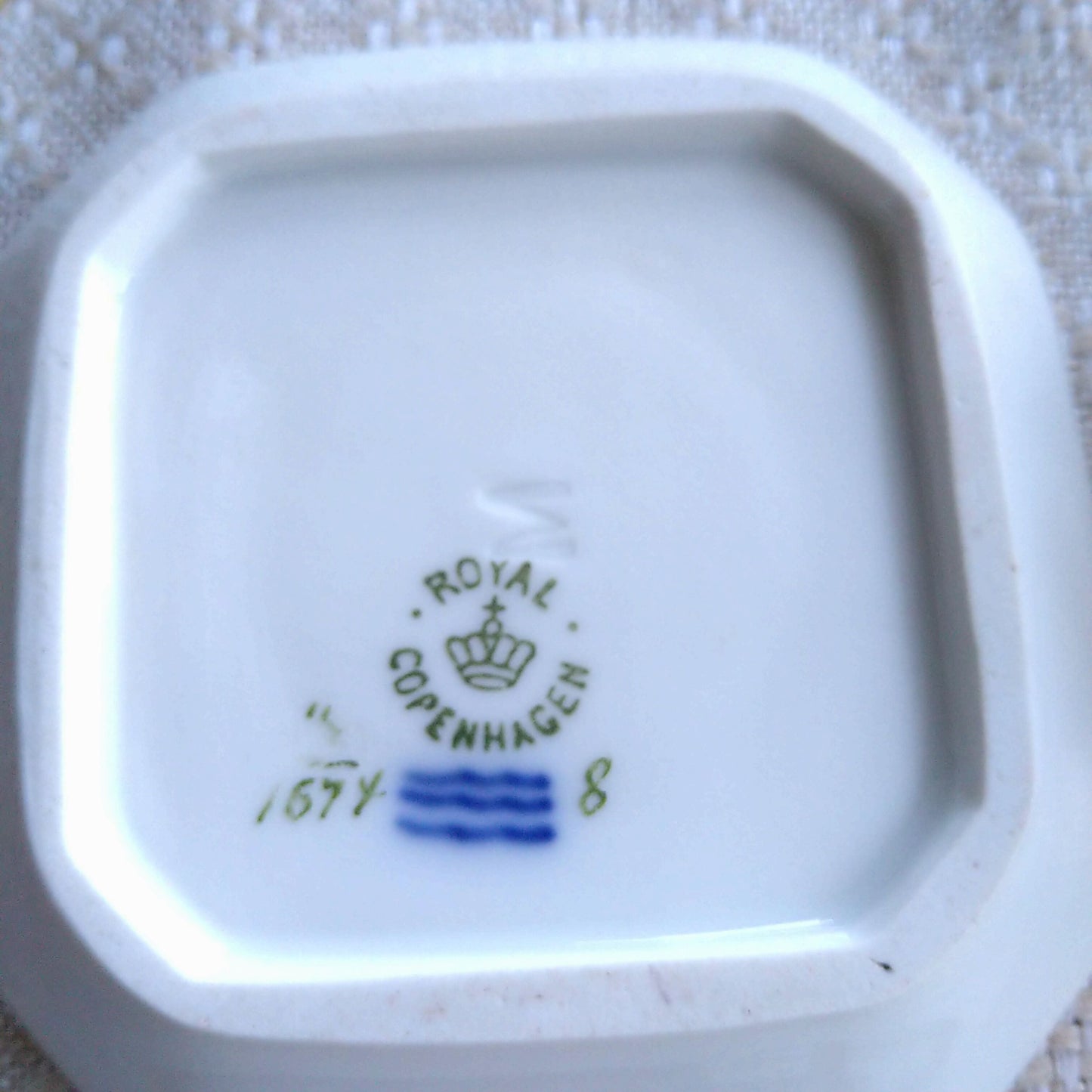 1870～1922年RoyalCopenhagenサクソンフラワーのカスタードカップソーサー/SaxonFlowerCremecupSaucer