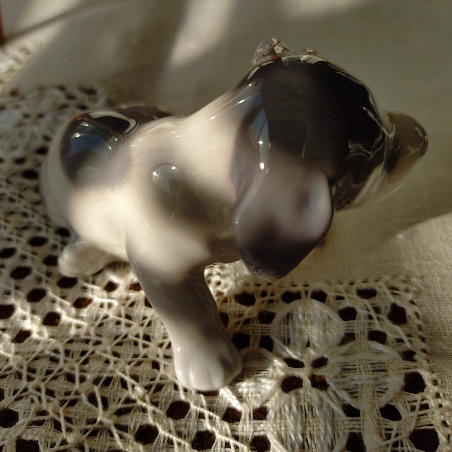 Royal Copenhagen Sunset Puppy Figurine is approximately 6cm H