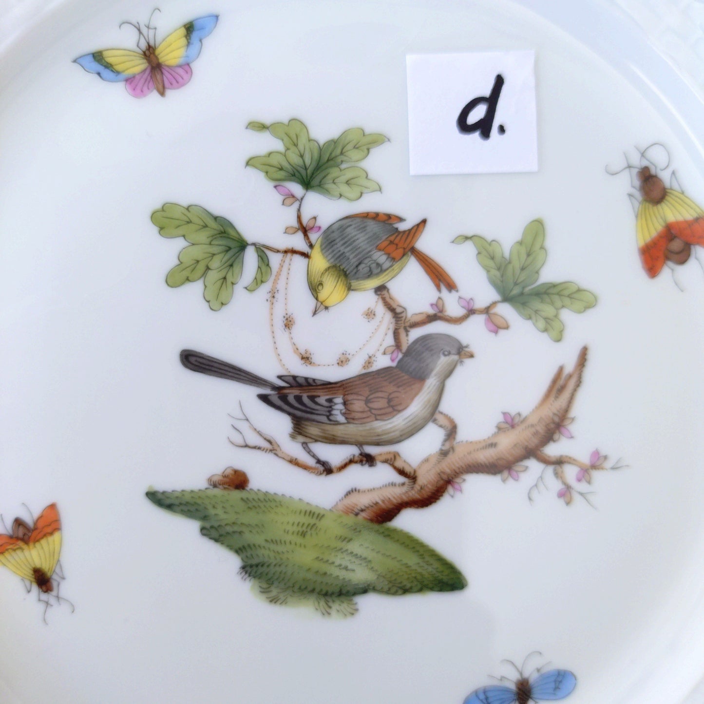 Herend🐦ロスチャイルドバード🐦のケーキプレート直径約19㎝D