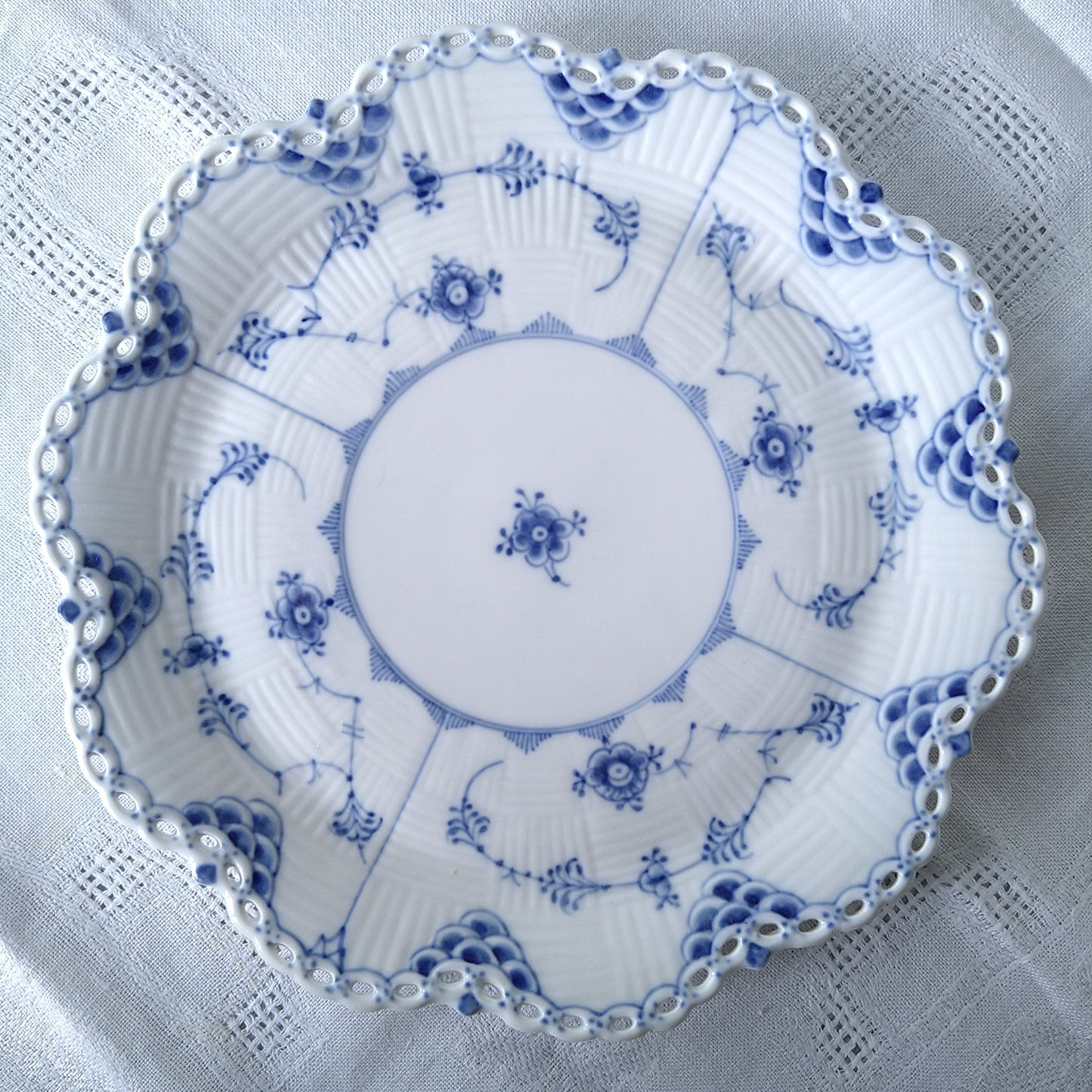 1964年RoyalCopenhagenFullLaceフルレース直径約25㎝Dのお皿/Plate25cm