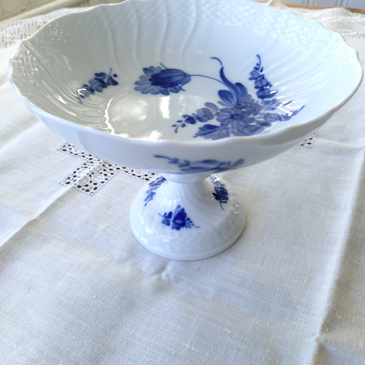1969-1974年RoyalCopenhagenブルーフラワーカーブのコンポート高さ15.2㎝/Blue Flower Curve Comport