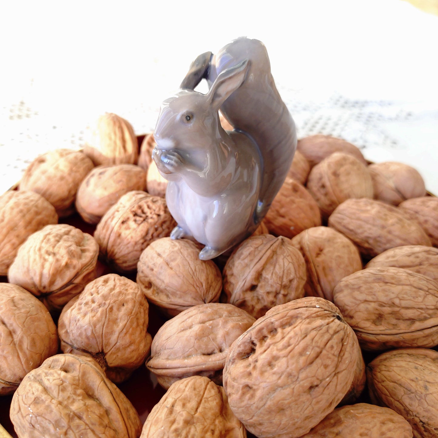Royal Copenhagen squirrel with nuts! ❤️Approximately 7cm H x 5cm W