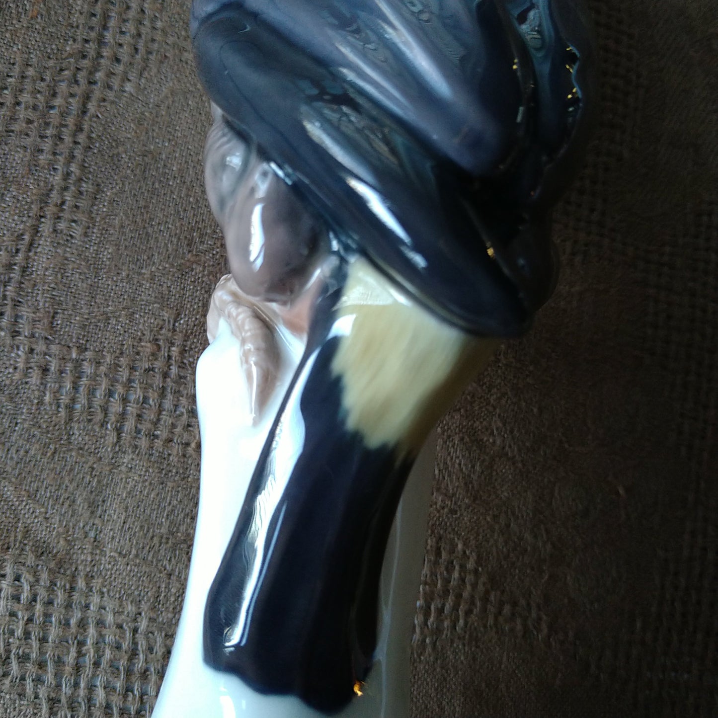 Circa 1909-1920 Meissen Toucan (model by Paul Walther) / Jugendstil / Height approx. 30.5 cm