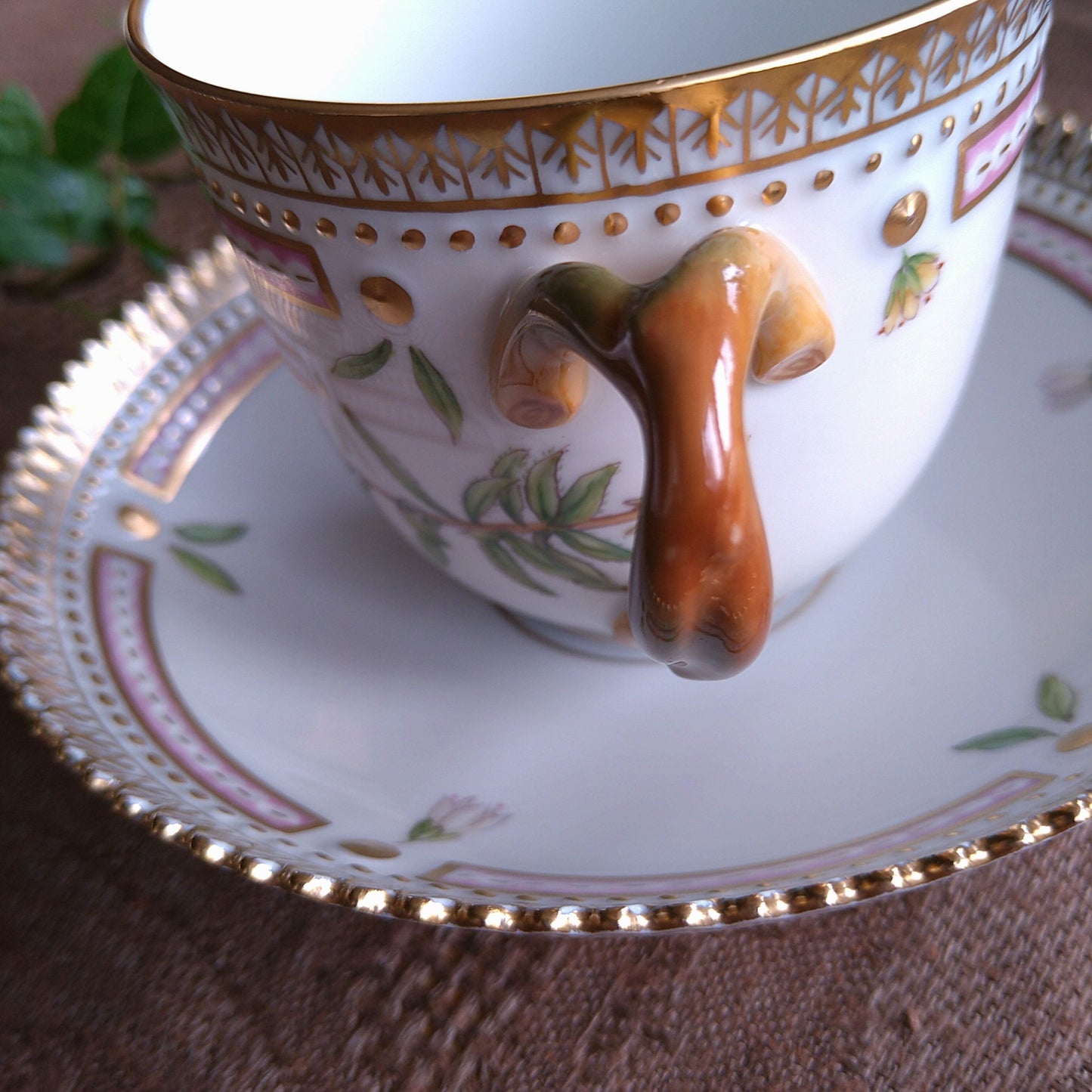 RoyalCopenhagenフローラダニカのコーヒーカップソーサー/Flora Danica cup and saucer