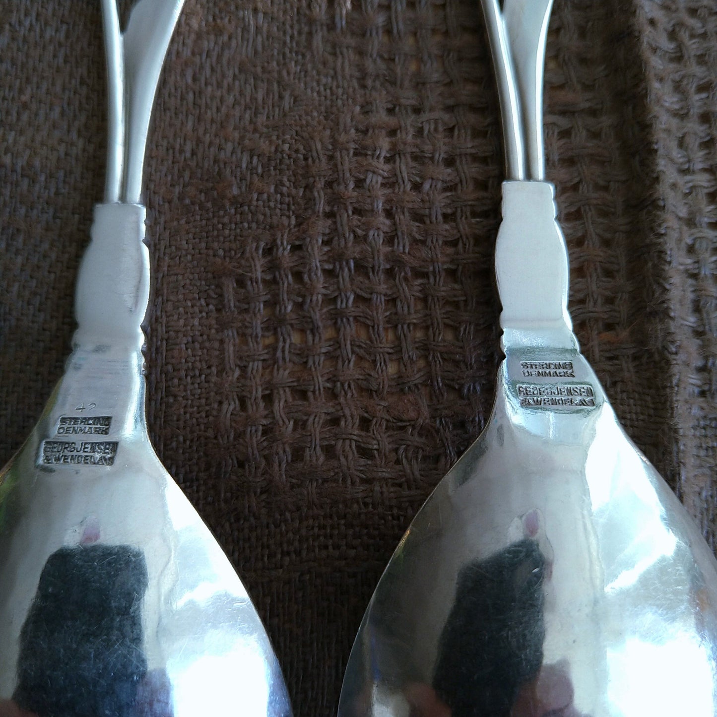 GeorgJensenオーナメンタルNo42スプーンフォークセット/Ornamental No42 Spoon and Fork set