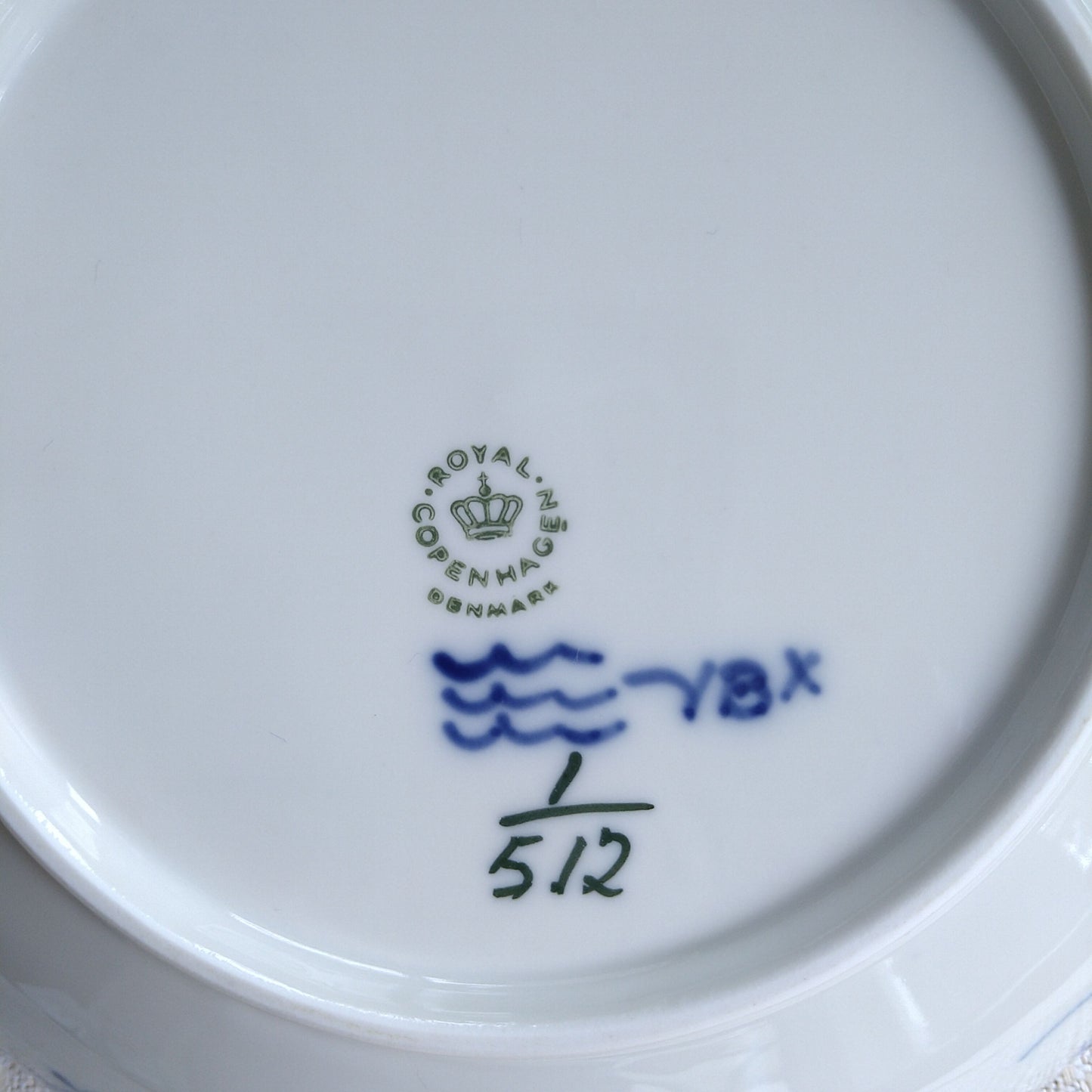 1975～1979年丸のサラダ皿21㎝/Half lace, Salad bowl