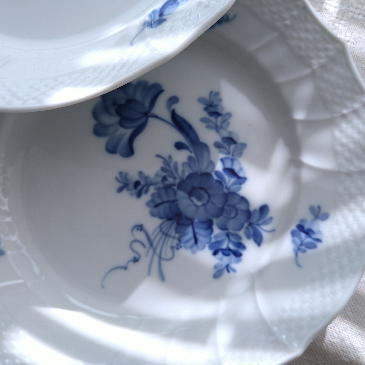RoyalCopenhagenブルーフラワーカーブ22㎝プレート/AppetizerPlate約22cmD