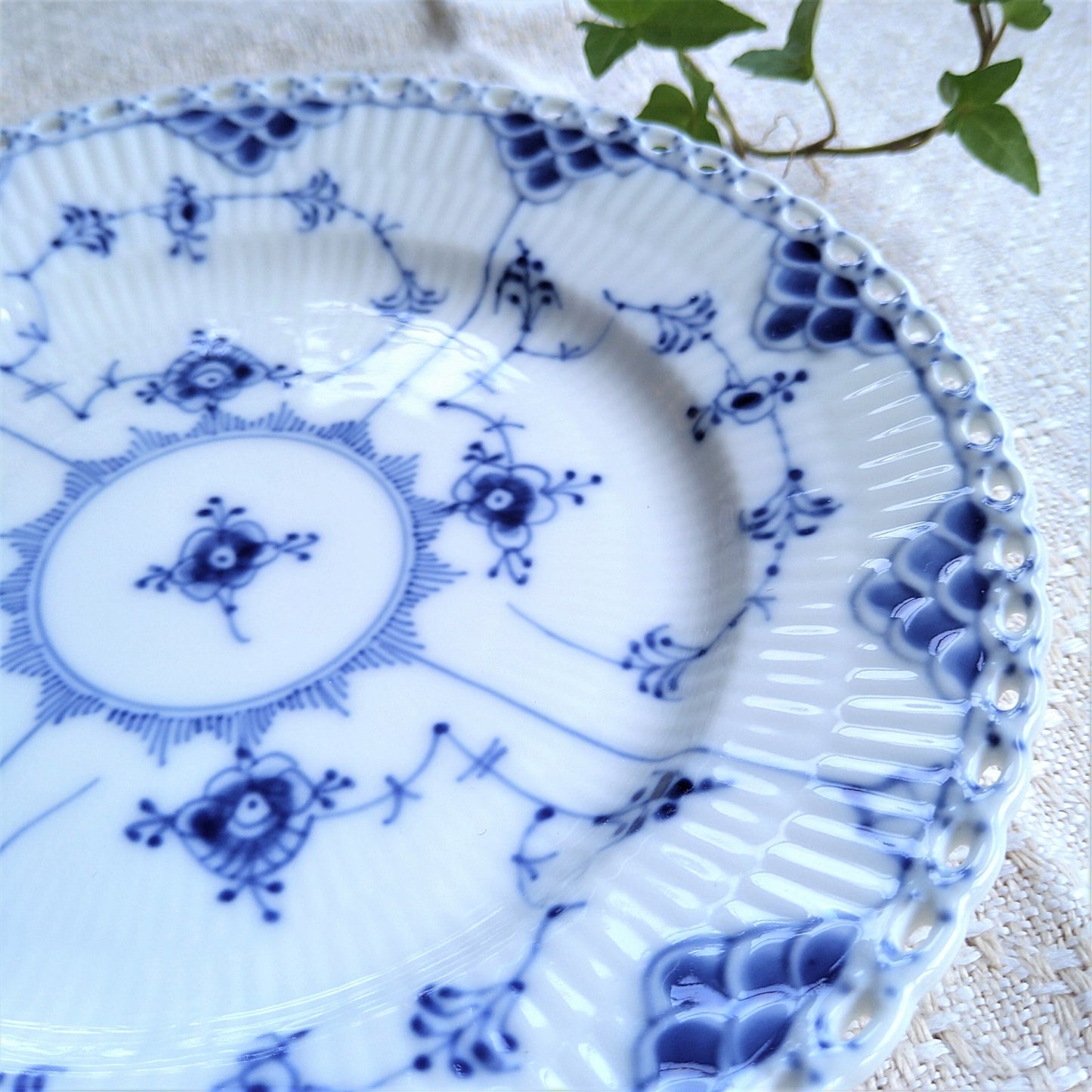 RoyalCopenhagenフルレース19㎝プレート1960年代/Full lace 19cm Plate