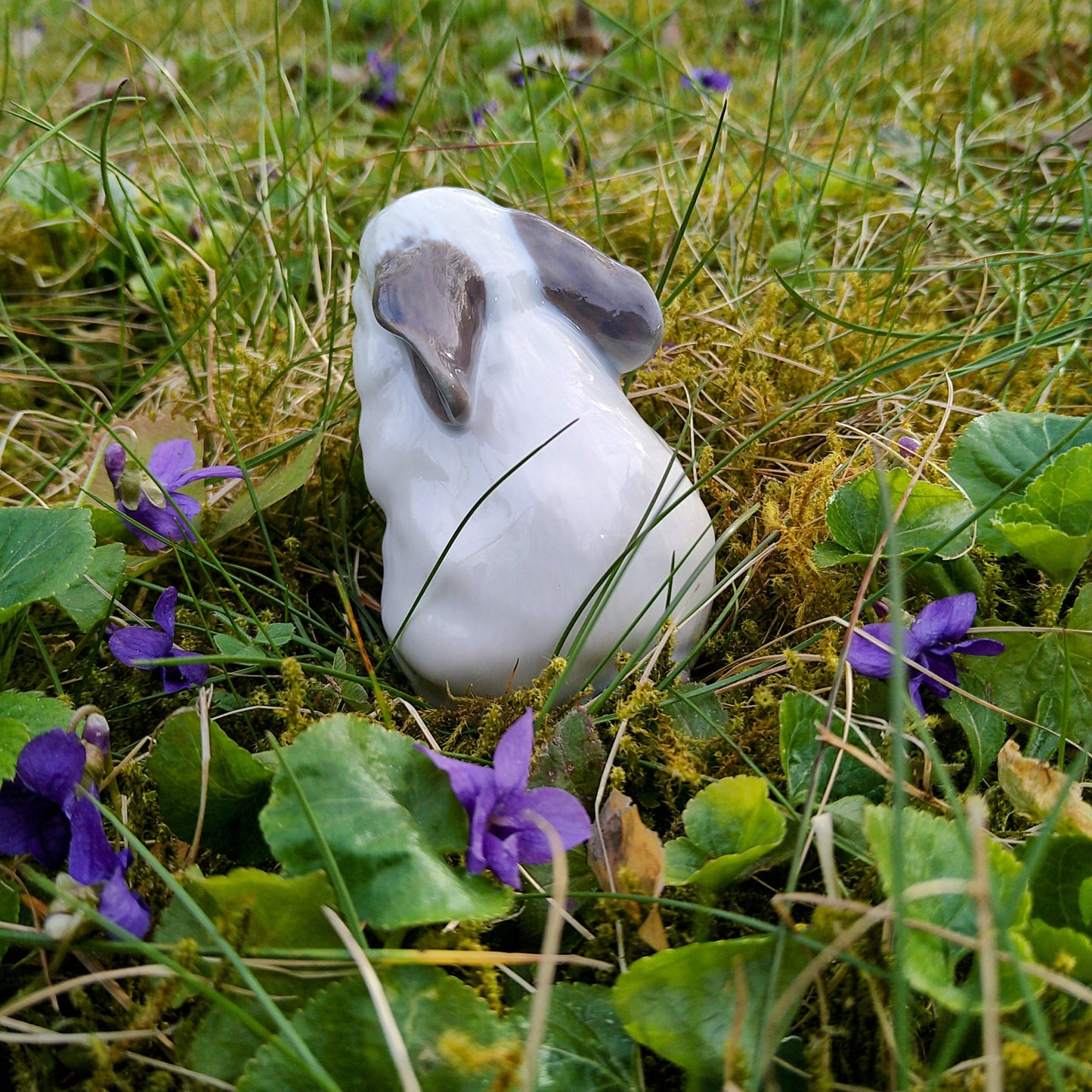 Bing＆Grondahlビングオーグレンダールのイヤーフィギュリン1999年のチビウサギ🐰ちゃん高さ約6.5㎝H