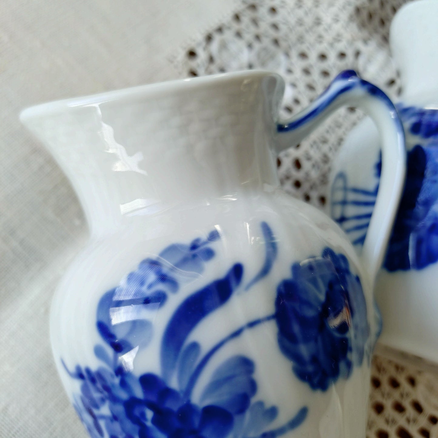 1960～1970年代のRoyal copenhagen ブルーフラワーカーブのクリーマー高さ10.5㎝/Blue Flower Curve Cremer10.5cmH