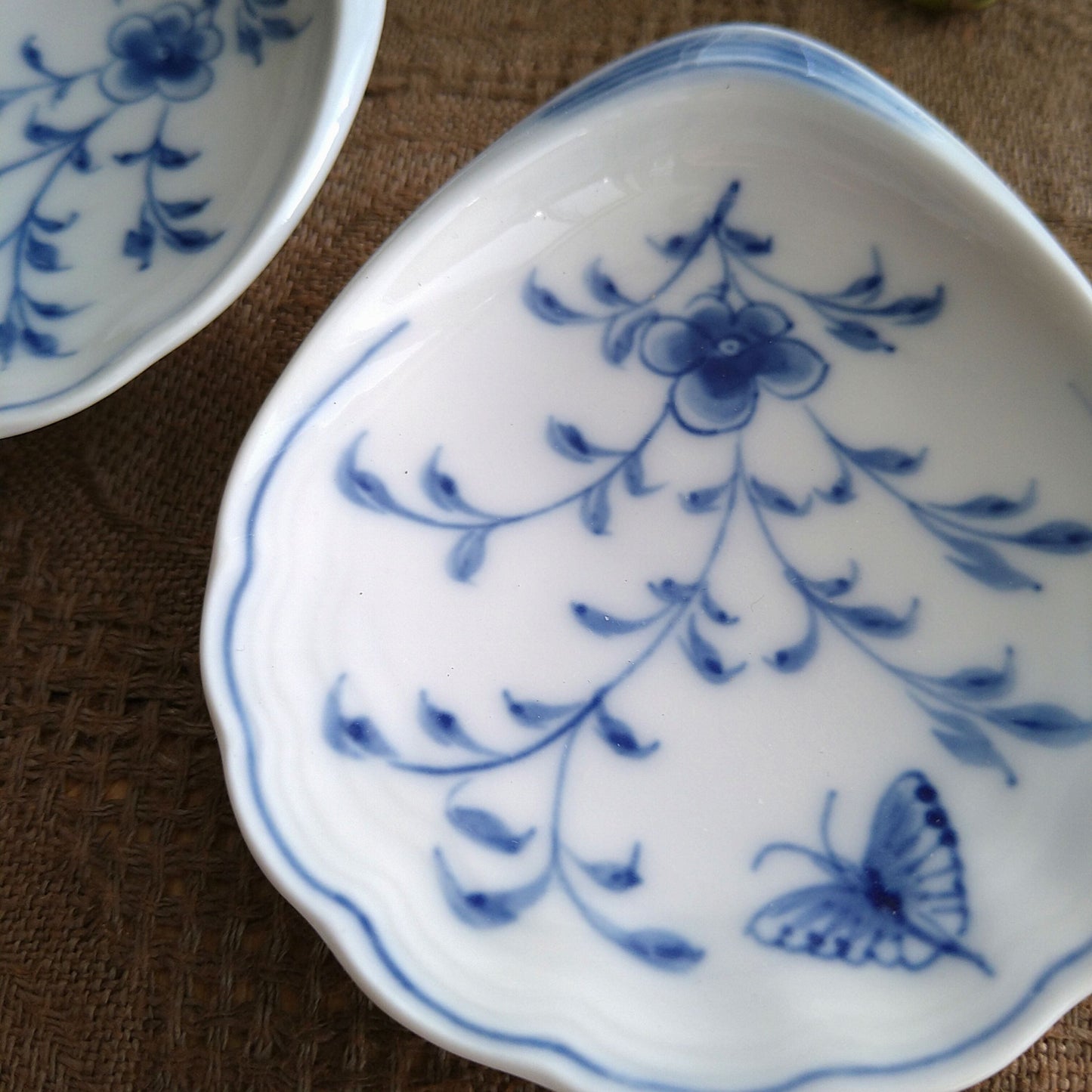 Bing＆Grondahl ビングオーグレンダールのサマーバタフライ貝皿2枚セット/Shell form plates 2set