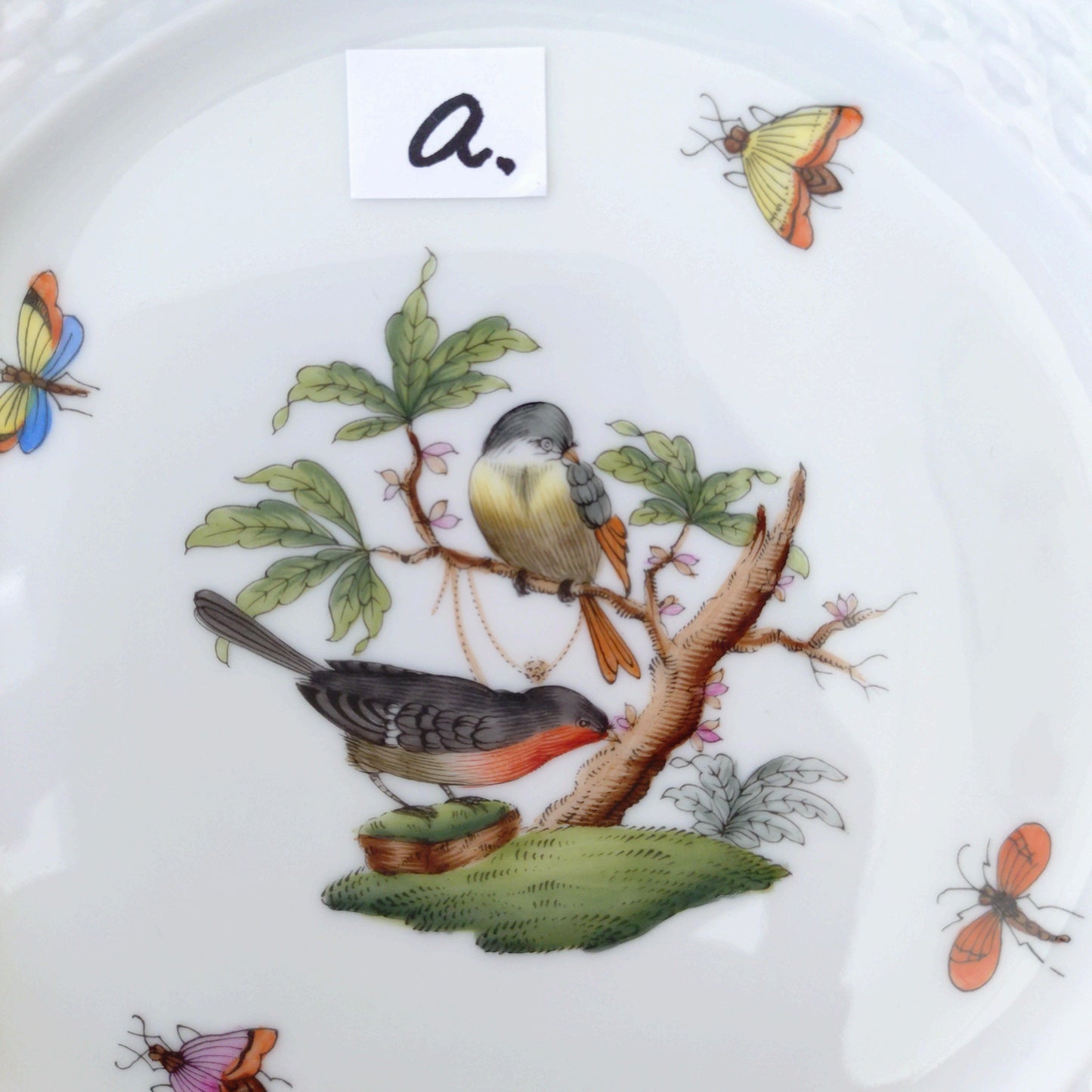 Herend🐦ロスチャイルドバード🐦のケーキプレート直径約19㎝D