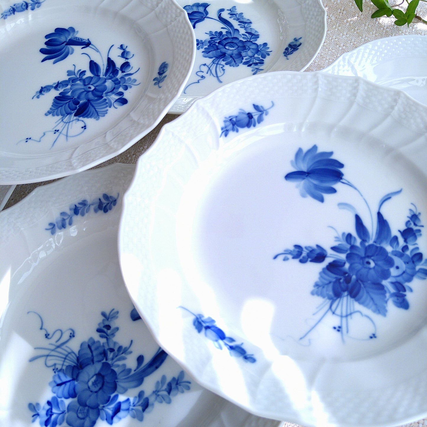 RoyalCopenhagenブルーフラワーカーブ22㎝プレート/AppetizerPlate約22cmD