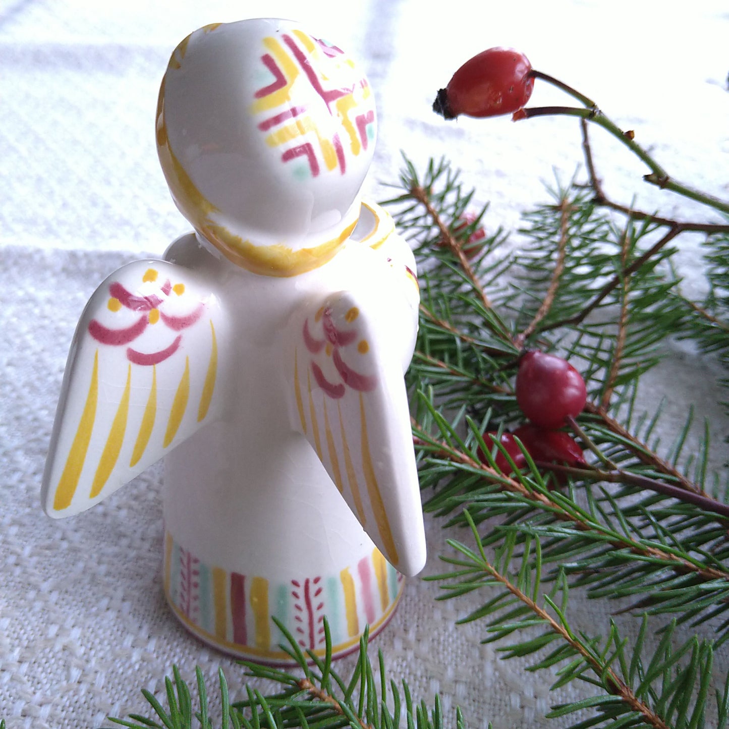 Aluminiaアルミニアの天使キャンドルホルダー高さ約13㎝H/CandleStand