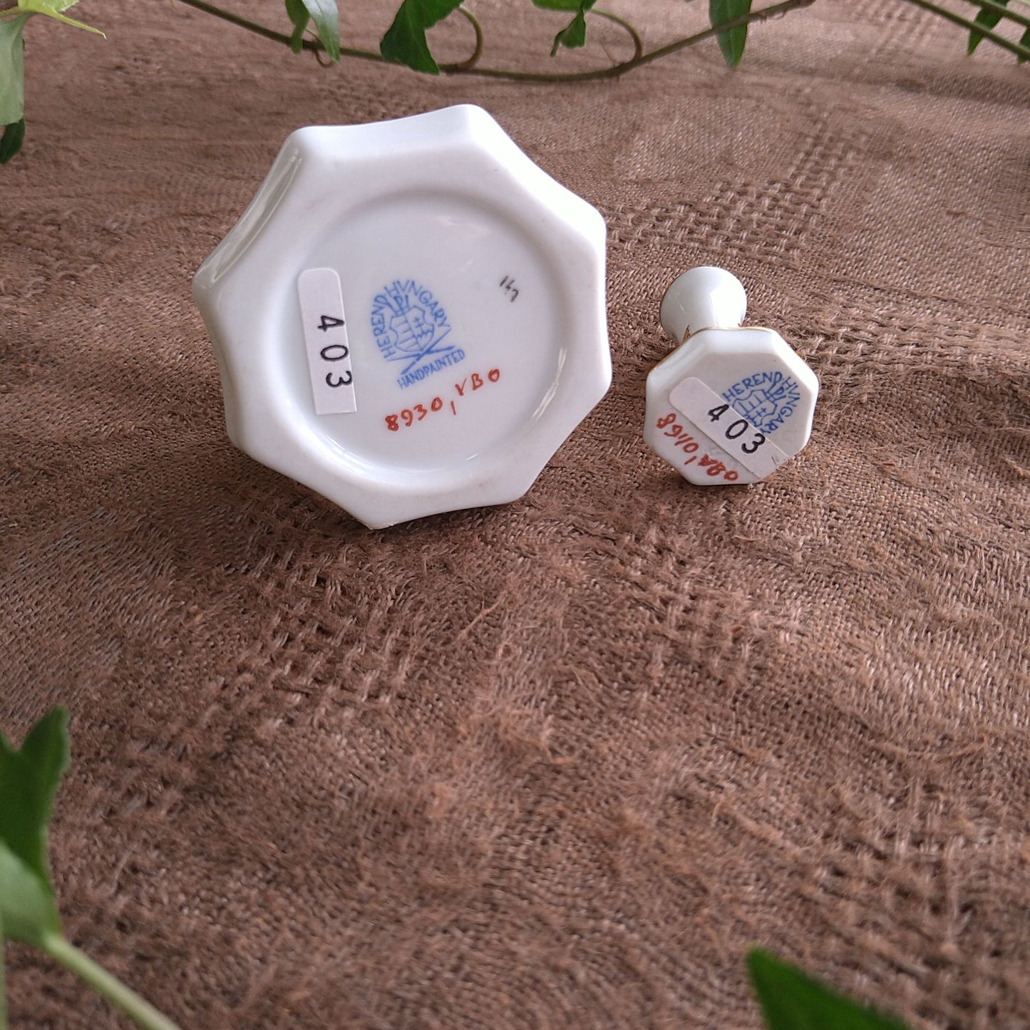 Herendヴィクトリアの手巻きタバコ用セット/Cigarette set