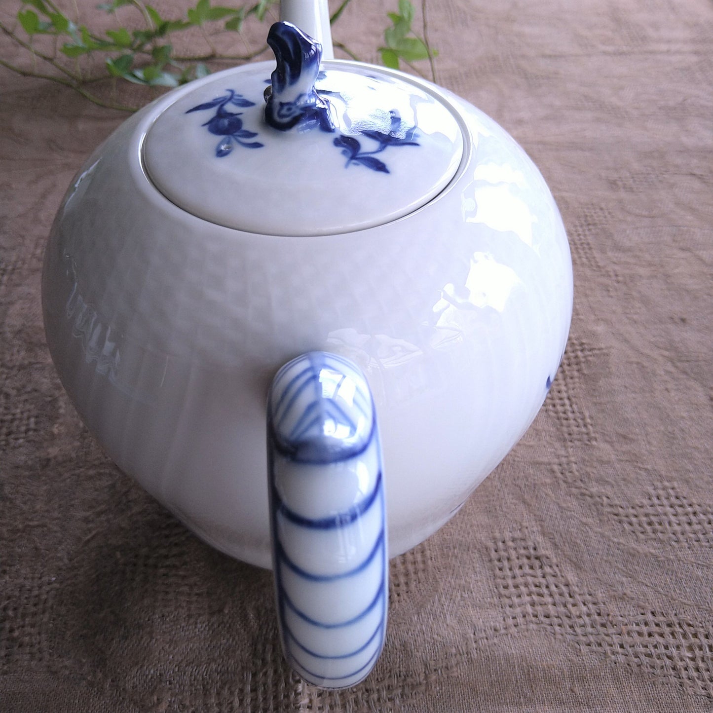 Royal copenhagenブルフラワーカーブティーポット高さ16.5㎝/Blue flower curve Tea pot 16.5cm H