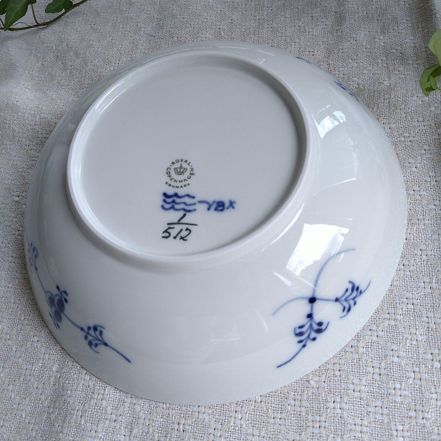 1975～1979年丸のサラダ皿21㎝/Half lace, Salad bowl