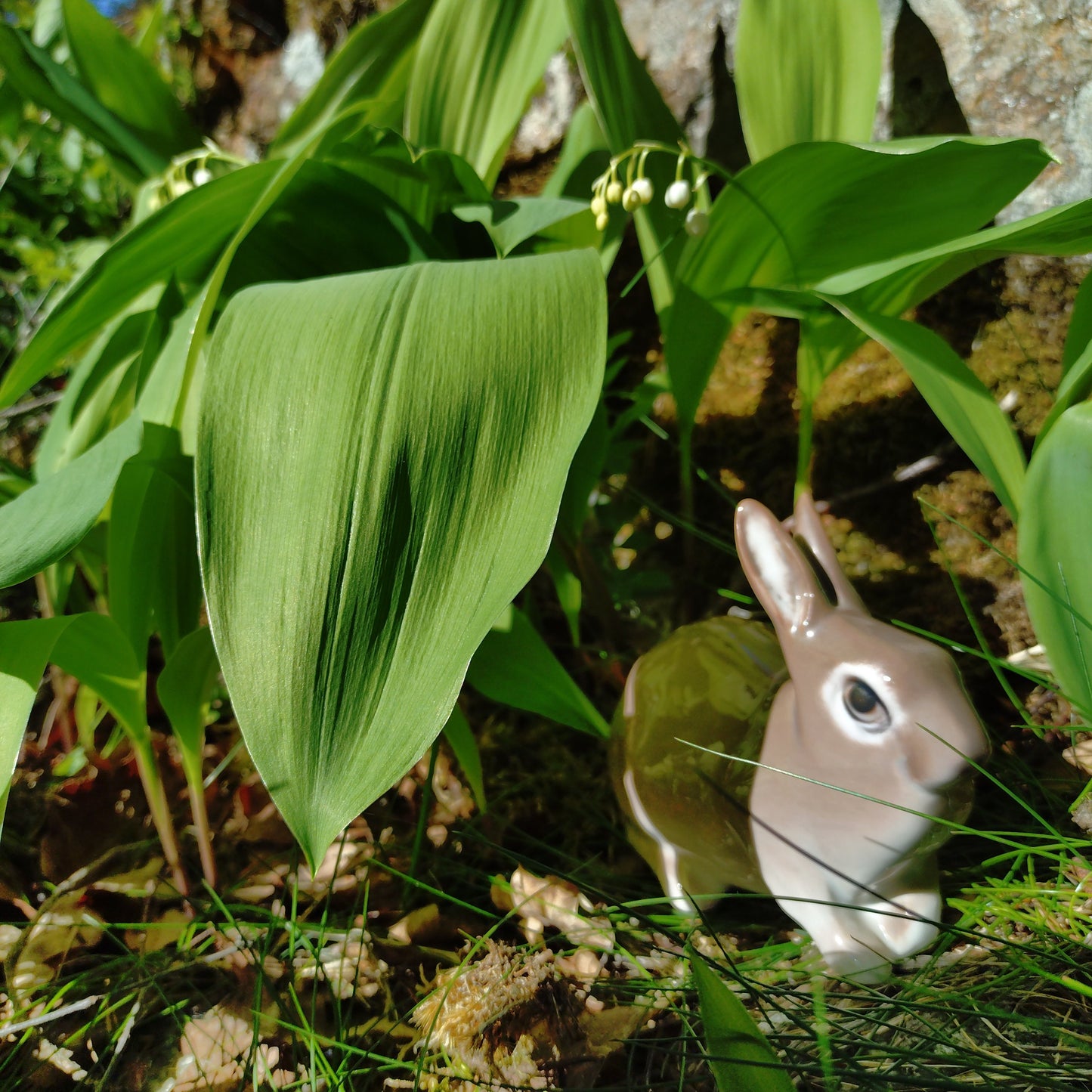 Bing＆Grondahlビングオーグレンダールの茶色うさぎ🐰は体長約12.8㎝L