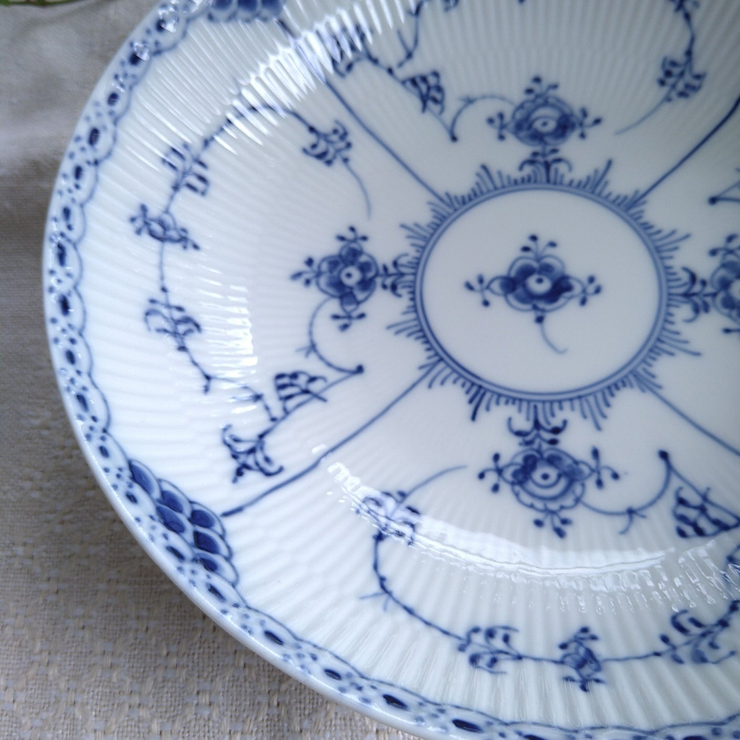 1975～1979年丸のサラダ皿21㎝/Half lace, Salad bowl