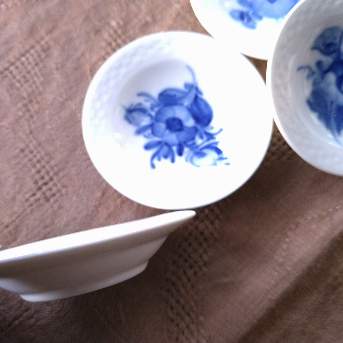 1959年のRoyalCopenhagenブルーフラワープレインのバター皿直径8.2㎝D/BlueFlowerPlainButterPlate