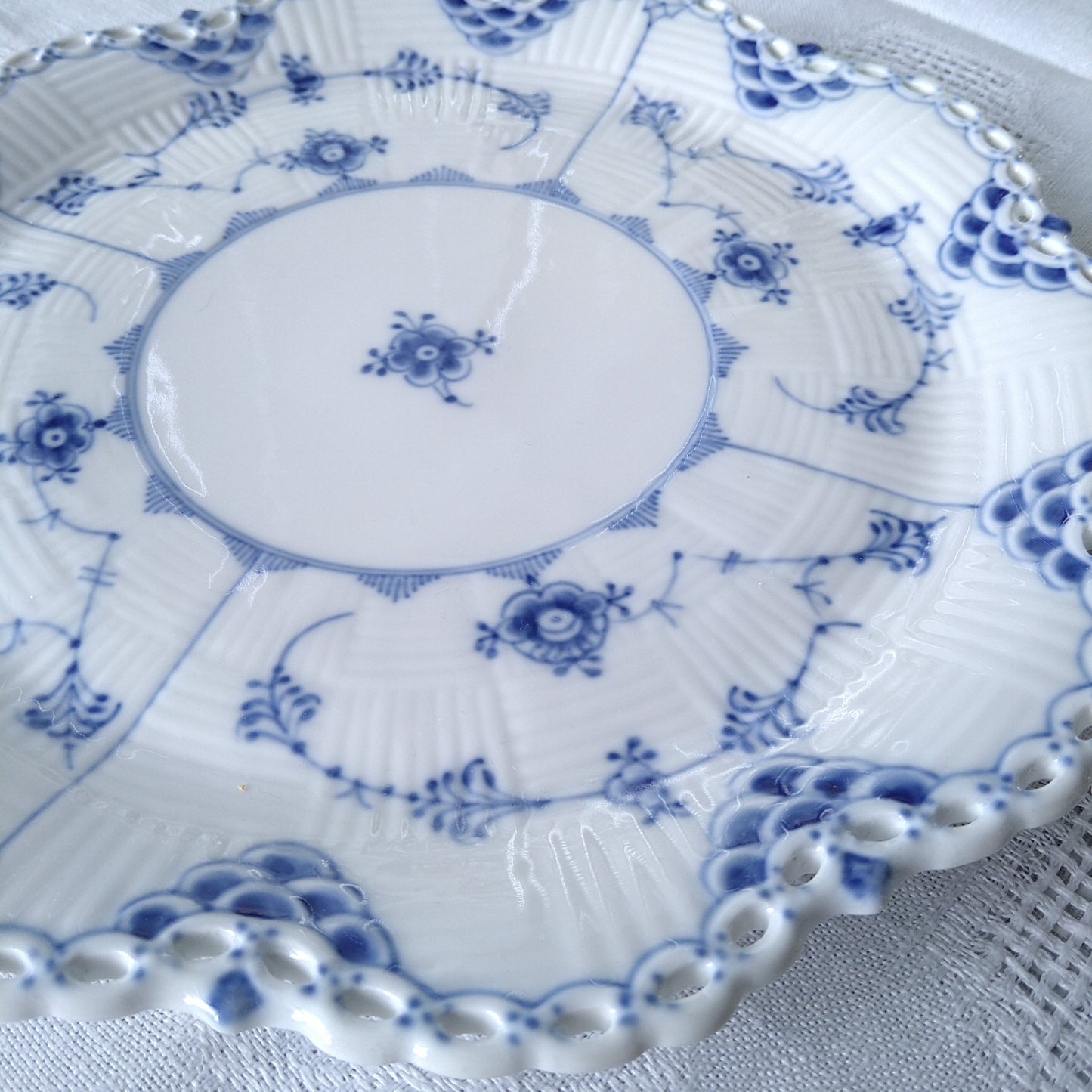 1964年RoyalCopenhagenFullLaceフルレース直径約25㎝Dのお皿/Plate25cm